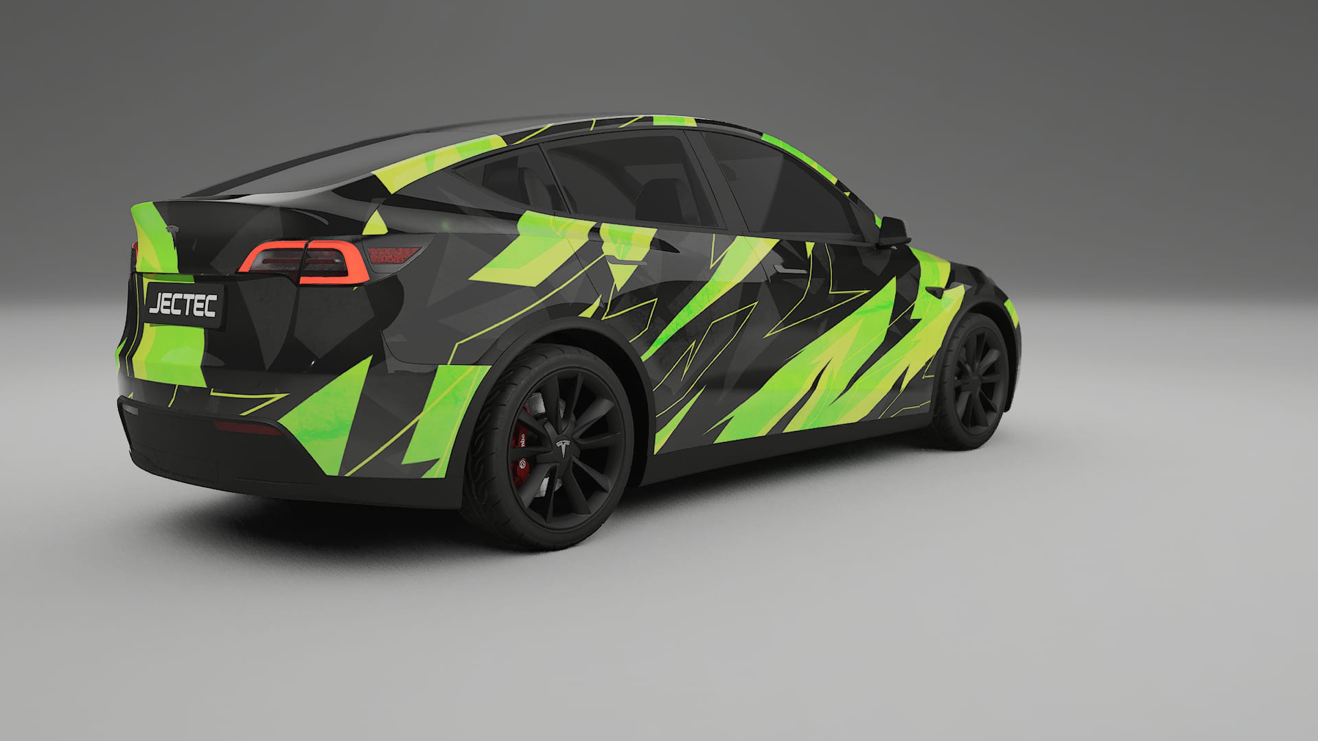 Tesla Model Y NINJA TURTLES – Ontworpen Wrap PPF Kit van Printbaar Polyurethaanfolie