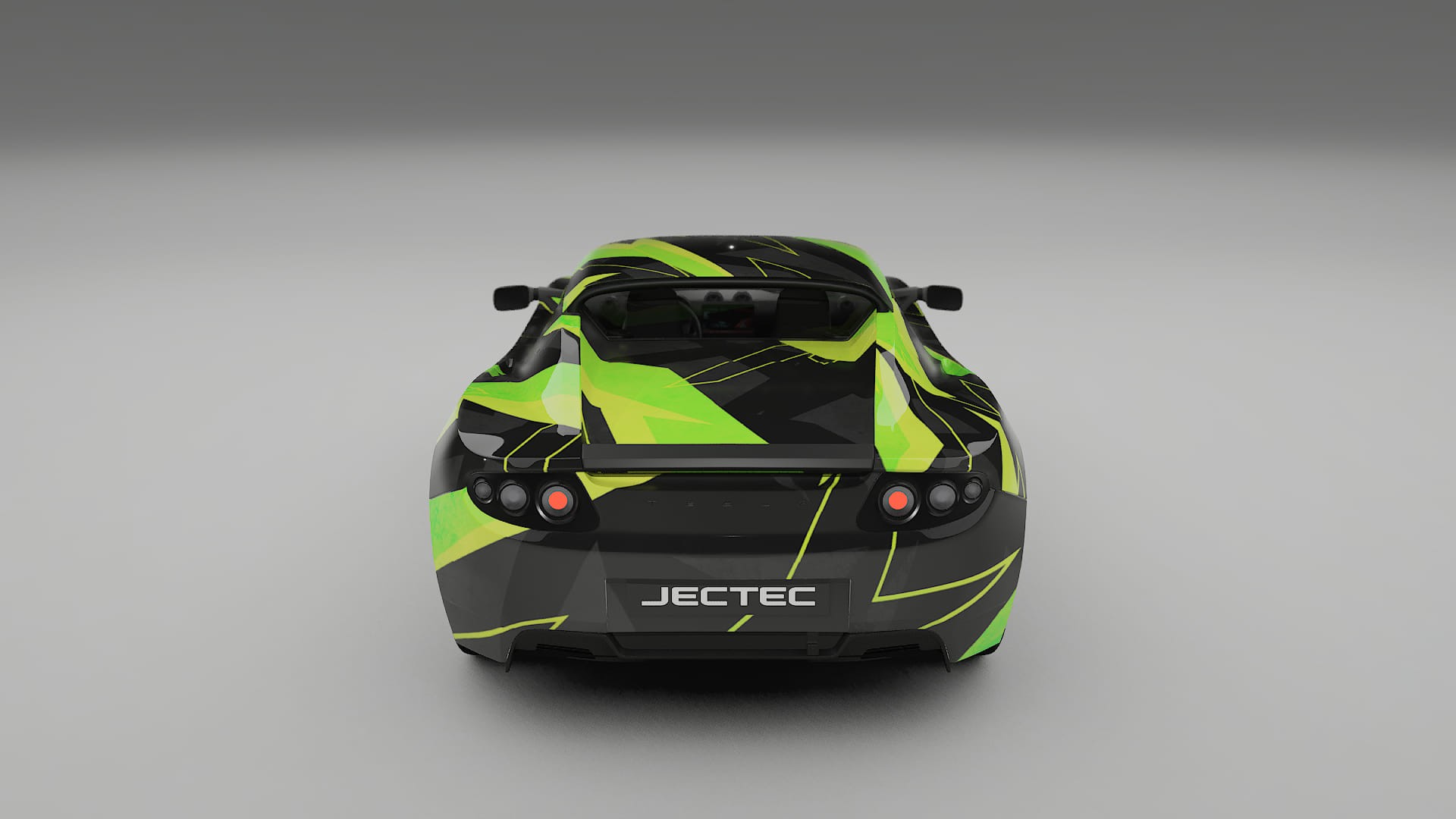 Tesla Roadster 2.5 NINJA TURTLES – Ontworpen Wrap PPF Kit van Printbaar Polyurethaanfolie