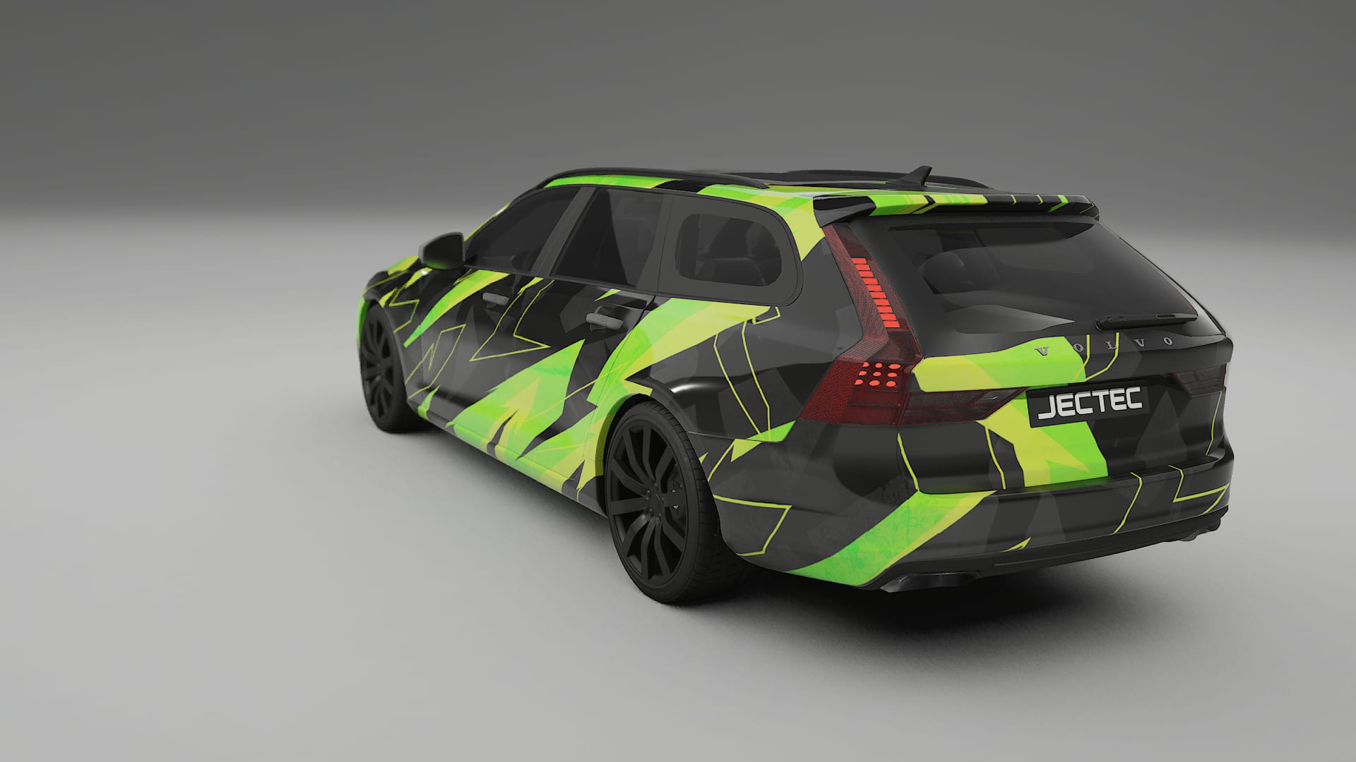 Volvo V90 P5 NINJA TURTLES – Ontworpen Wrap PPF Kit van Printbaar Polyurethaanfolie
