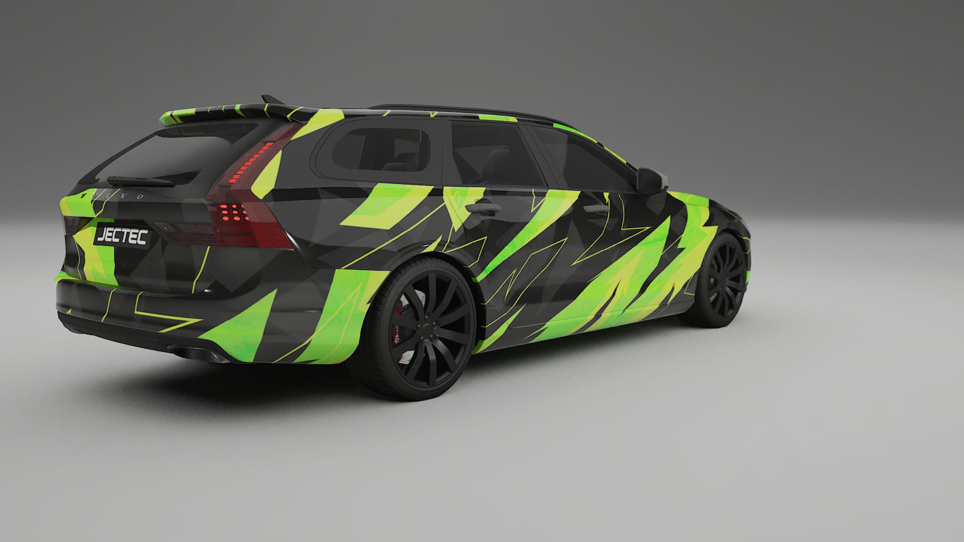 Volvo V90 P5 NINJA TURTLES – Ontworpen Wrap PPF Kit van Printbaar Polyurethaanfolie