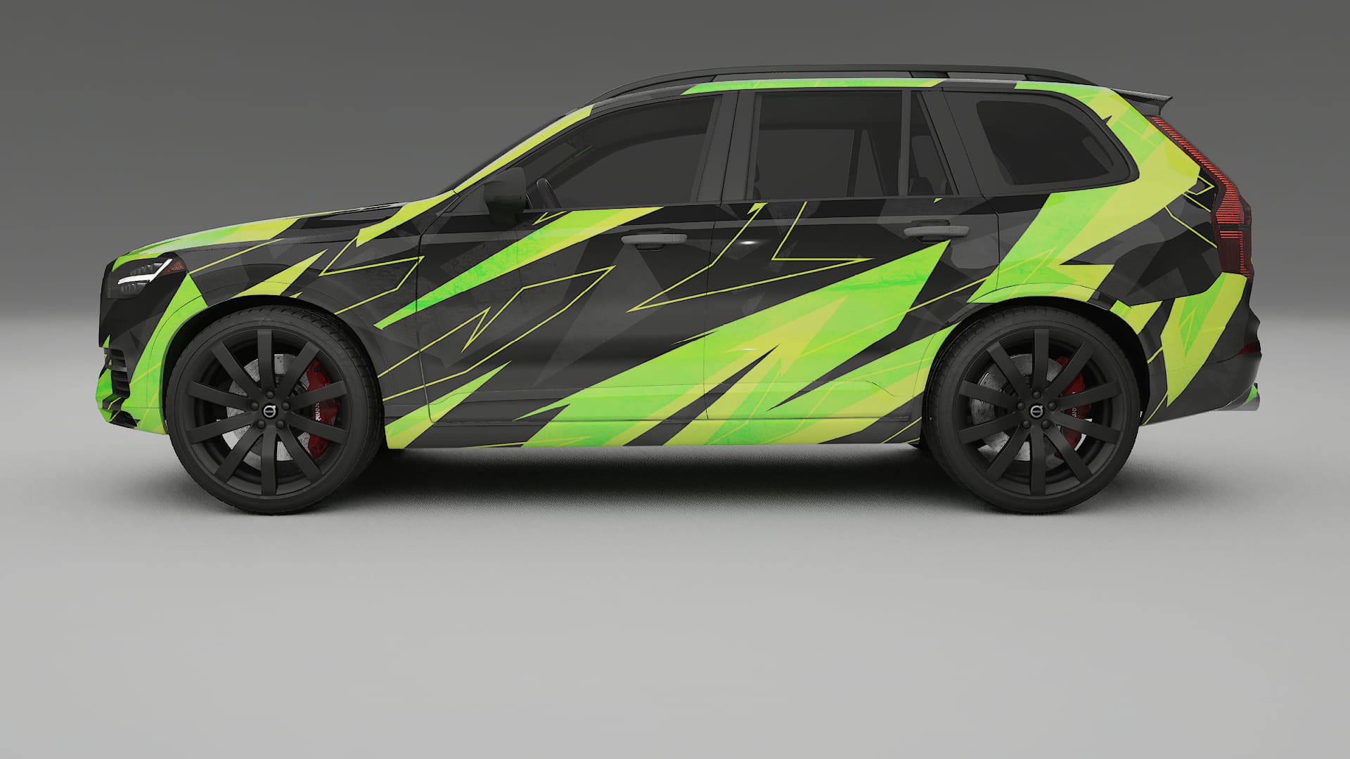 Volvo XC90 SPA NINJA TURTLES – Ontworpen Wrap PPF Kit van Printbaar Polyurethaanfolie
