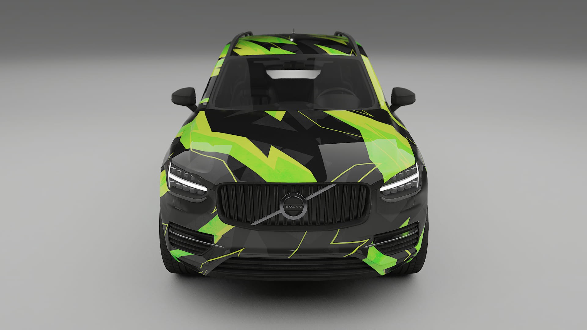 Volvo XC90 SPA NINJA TURTLES – Ontworpen Wrap PPF Kit van Printbaar Polyurethaanfolie