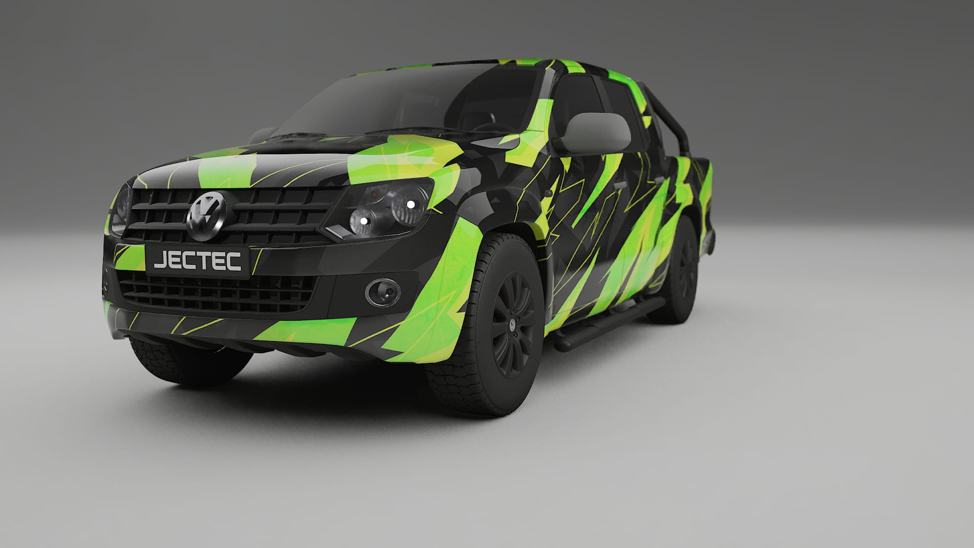 VW Amarok 2H NINJA TURTLES – Ontworpen Wrap PPF Kit van Printbaar Polyurethaanfolie