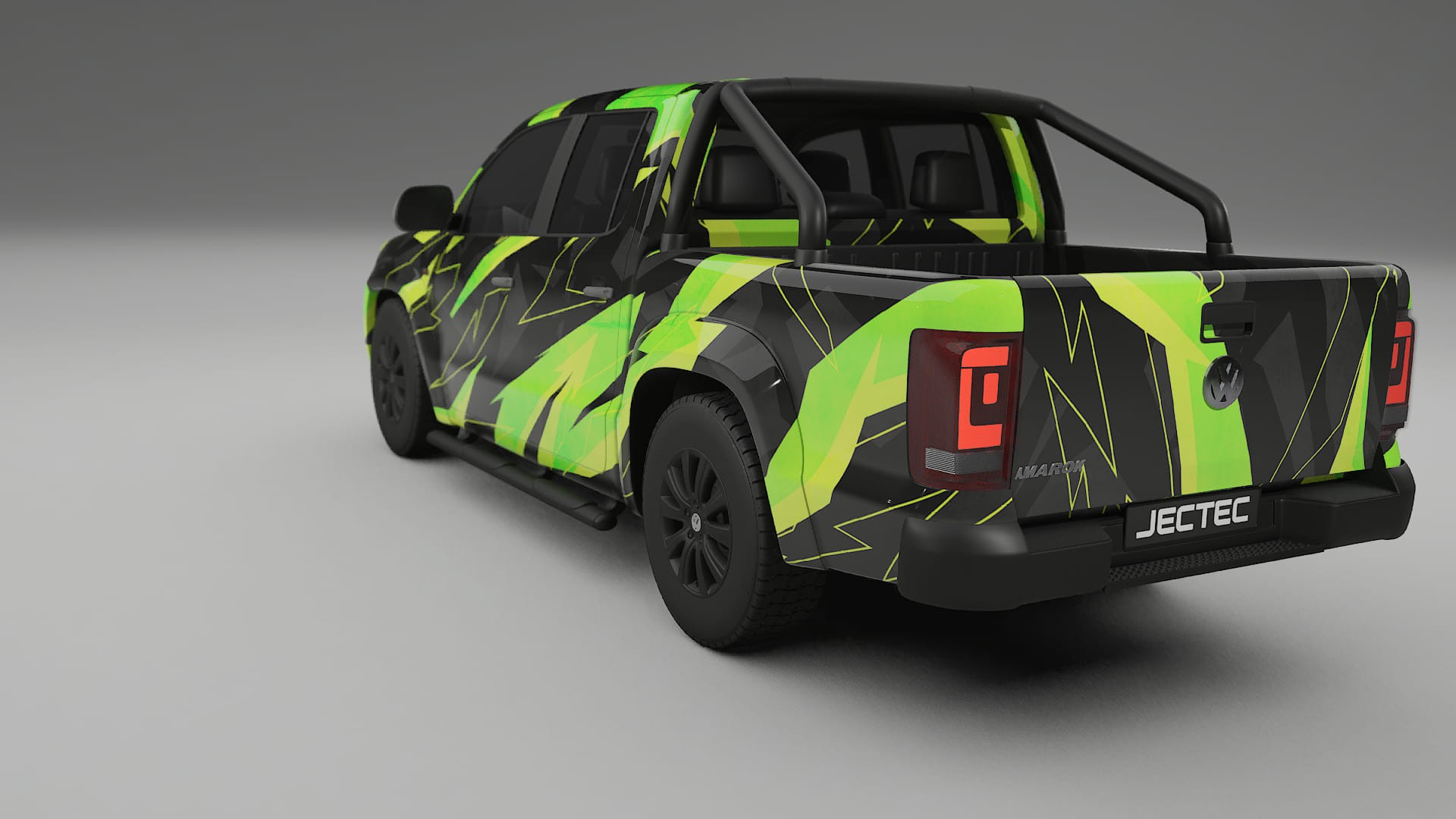 VW Amarok 2H NINJA TURTLES – Ontworpen Wrap PPF Kit van Printbaar Polyurethaanfolie