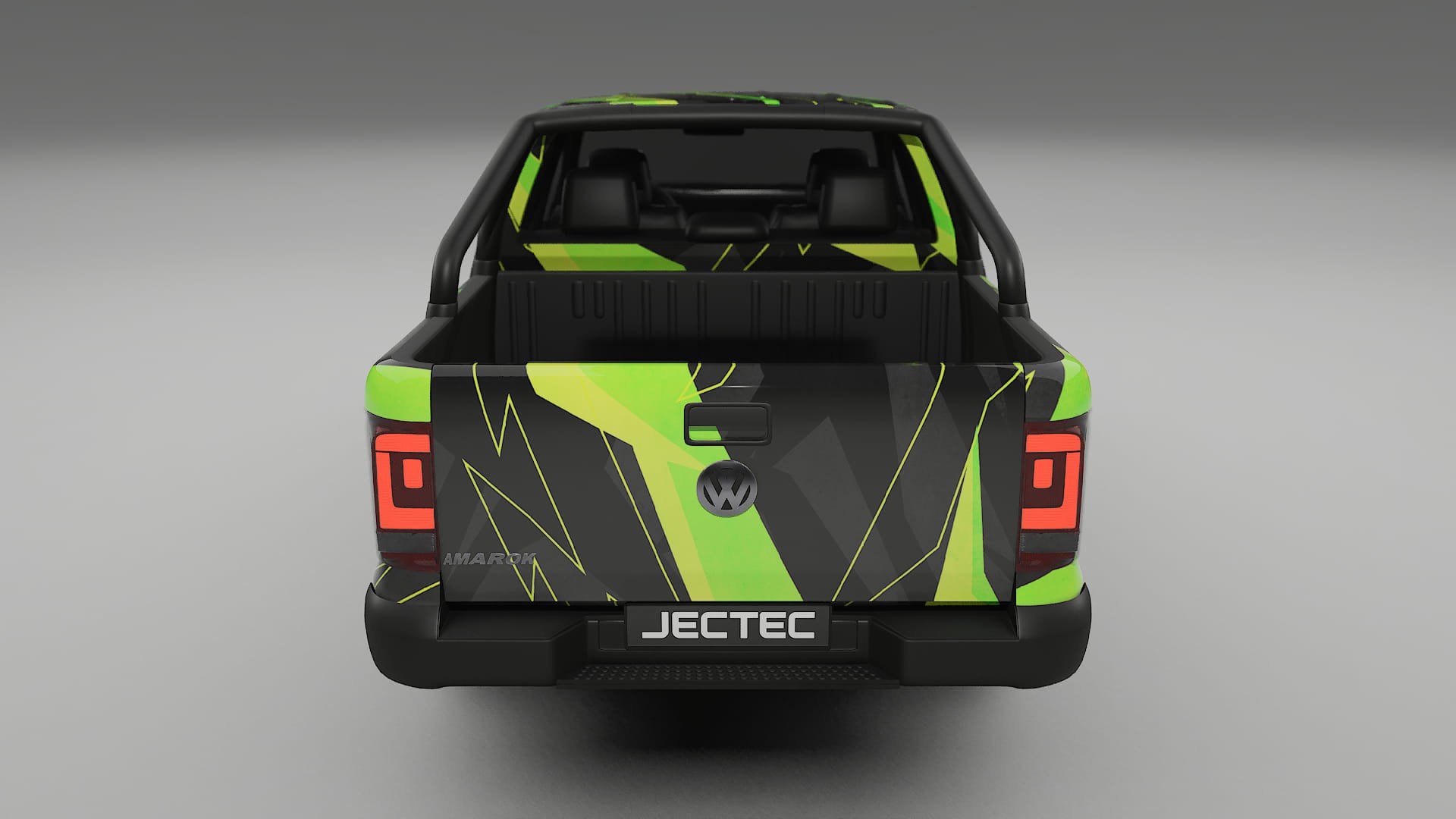 VW Amarok 2H NINJA TURTLES – Ontworpen Wrap PPF Kit van Printbaar Polyurethaanfolie