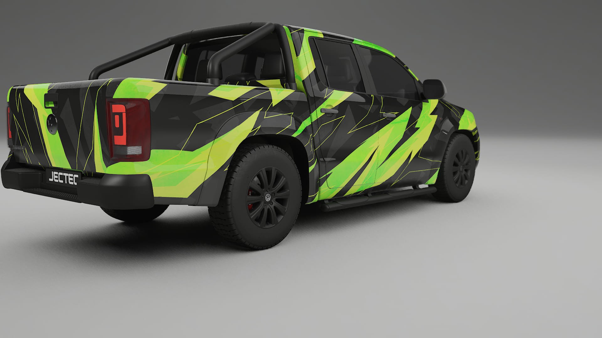 VW Amarok 2H NINJA TURTLES – Ontworpen Wrap PPF Kit van Printbaar Polyurethaanfolie