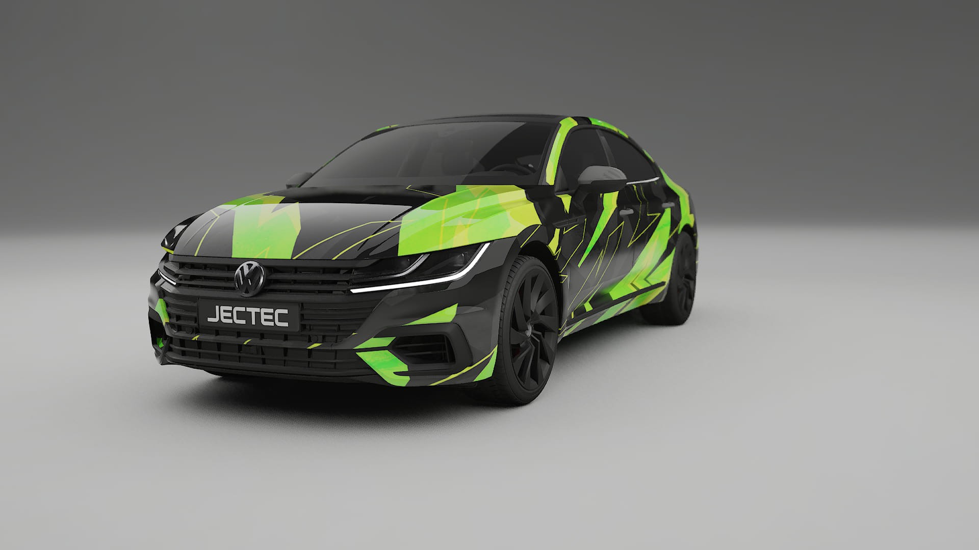 VW Arteon R 3H prefacelift pre-LCI NINJA TURTLES – Ontworpen Wrap PPF Kit van Printbaar Polyurethaanfolie