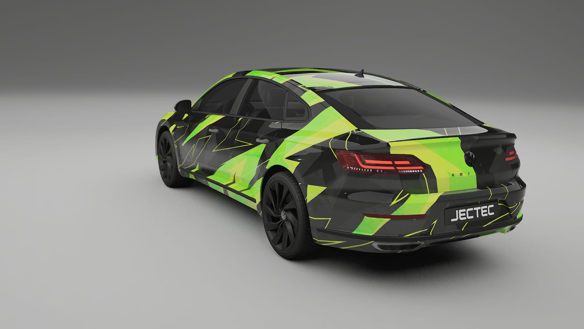 VW Arteon R 3H prefacelift pre-LCI NINJA TURTLES – Ontworpen Wrap PPF Kit van Printbaar Polyurethaanfolie
