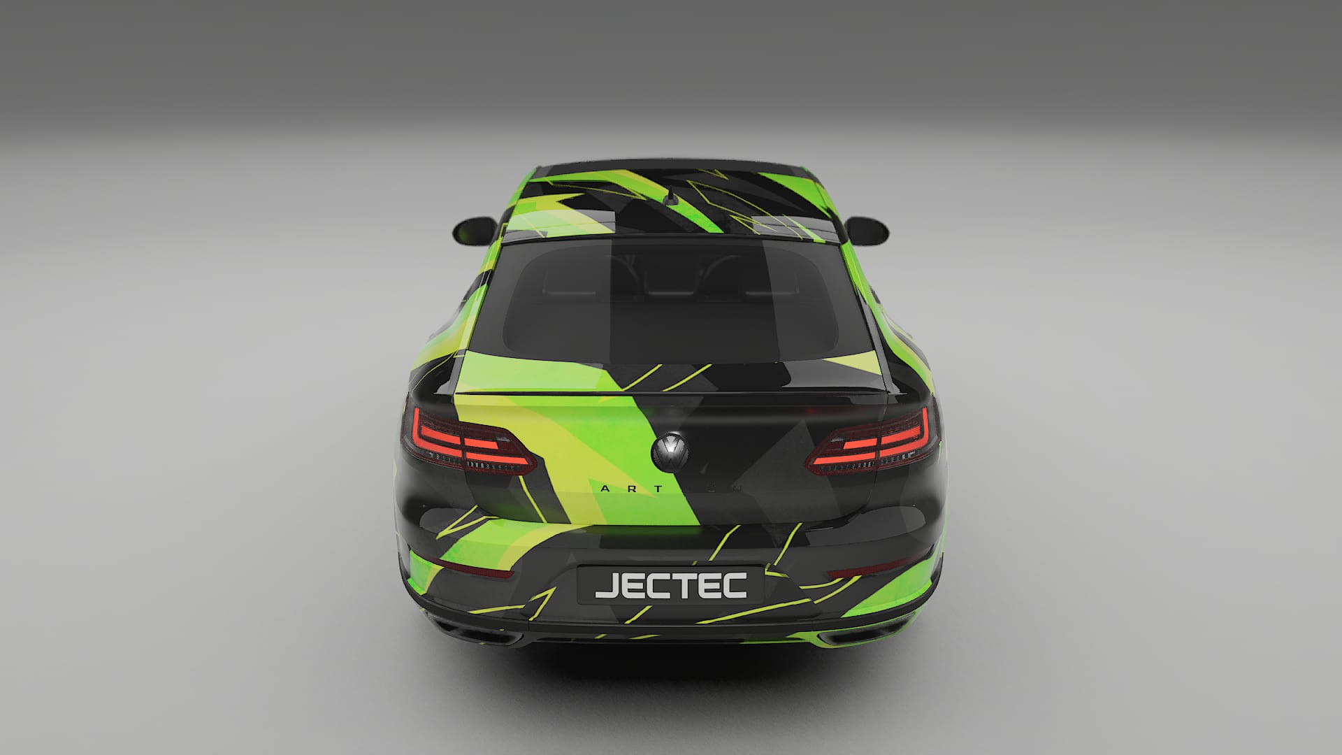 VW Arteon R 3H prefacelift pre-LCI NINJA TURTLES – Ontworpen Wrap PPF Kit van Printbaar Polyurethaanfolie