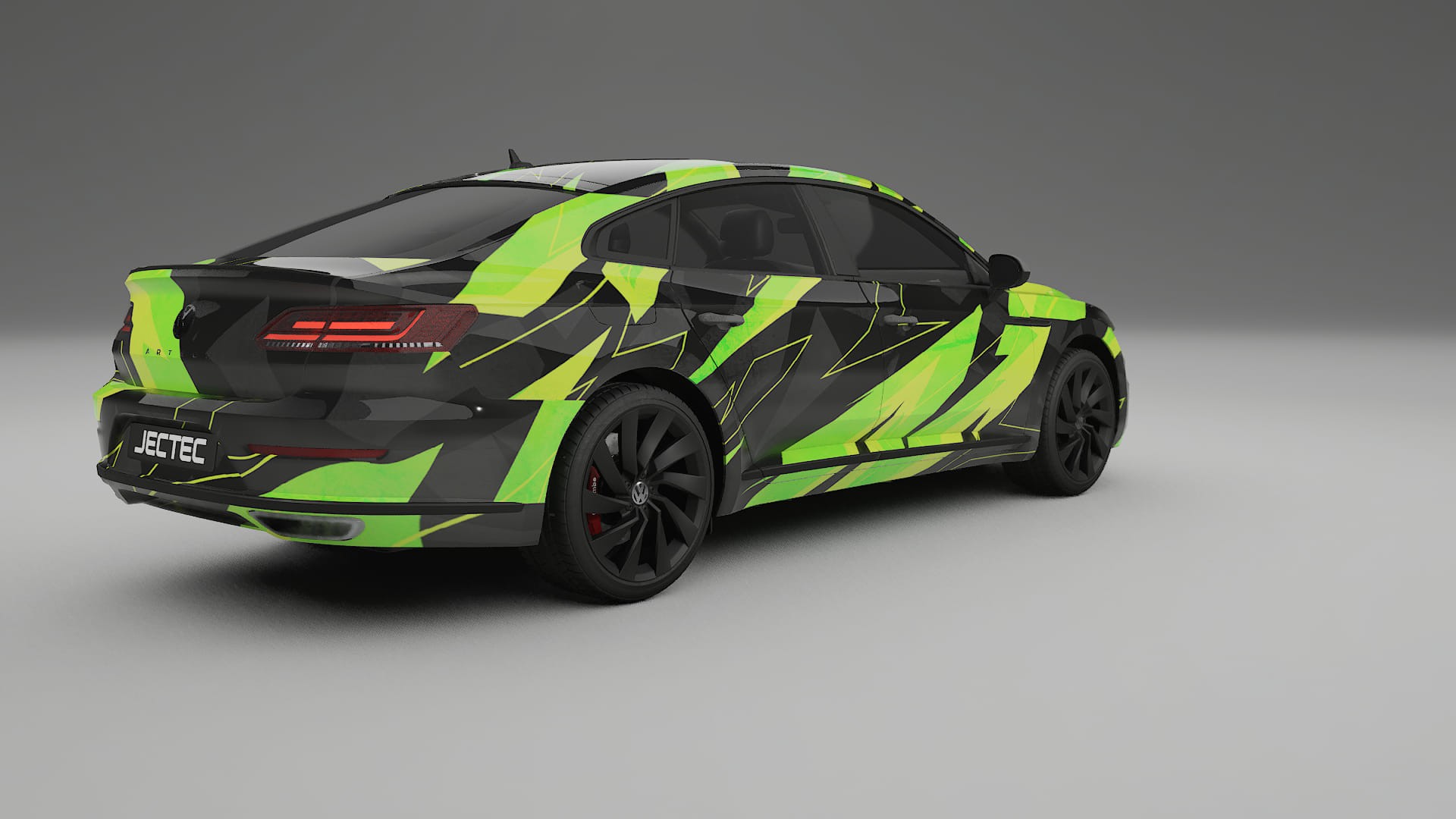 VW Arteon R 3H prefacelift pre-LCI NINJA TURTLES – Ontworpen Wrap PPF Kit van Printbaar Polyurethaanfolie