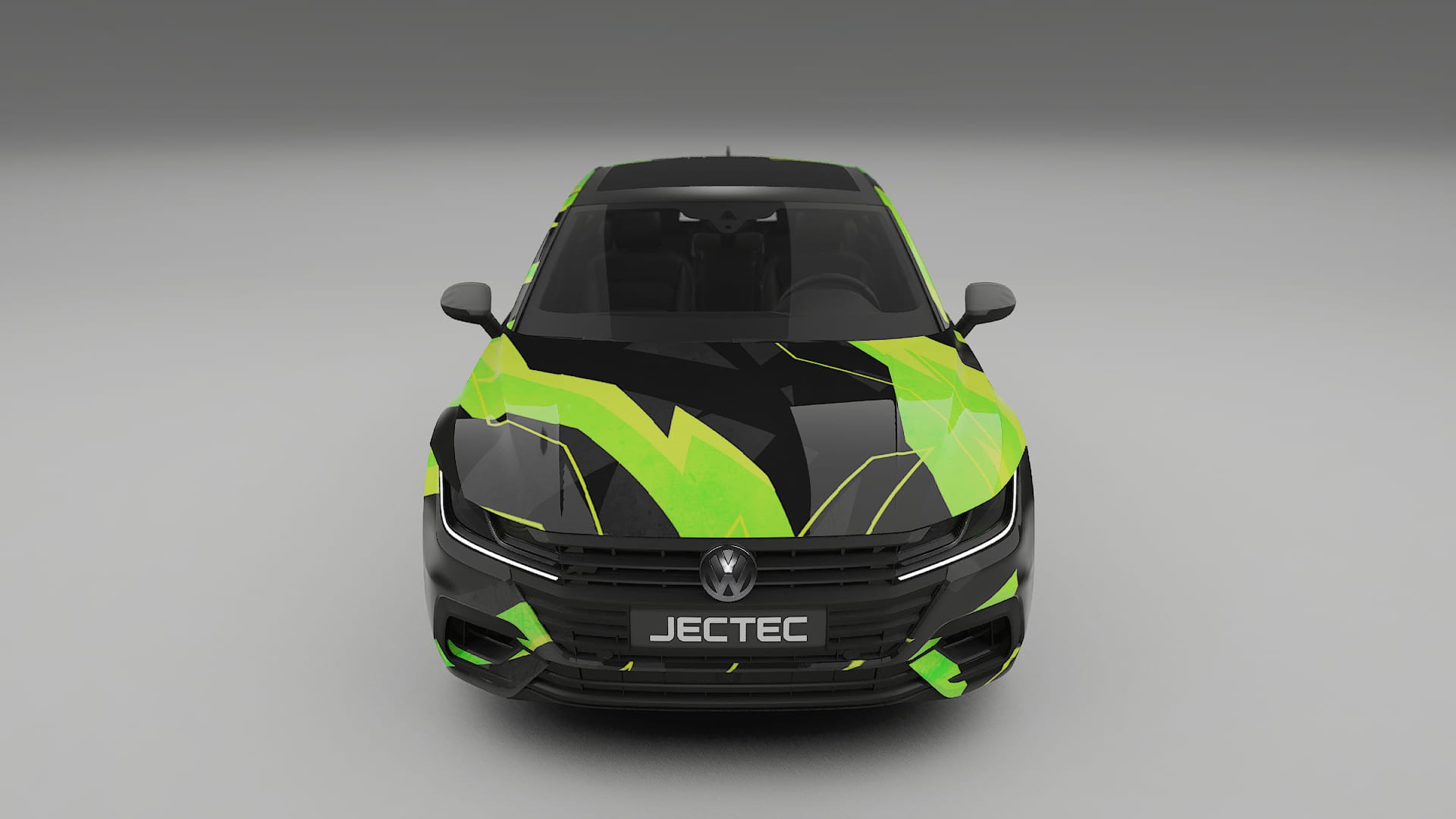 VW Arteon R 3H prefacelift pre-LCI NINJA TURTLES – Ontworpen Wrap PPF Kit van Printbaar Polyurethaanfolie