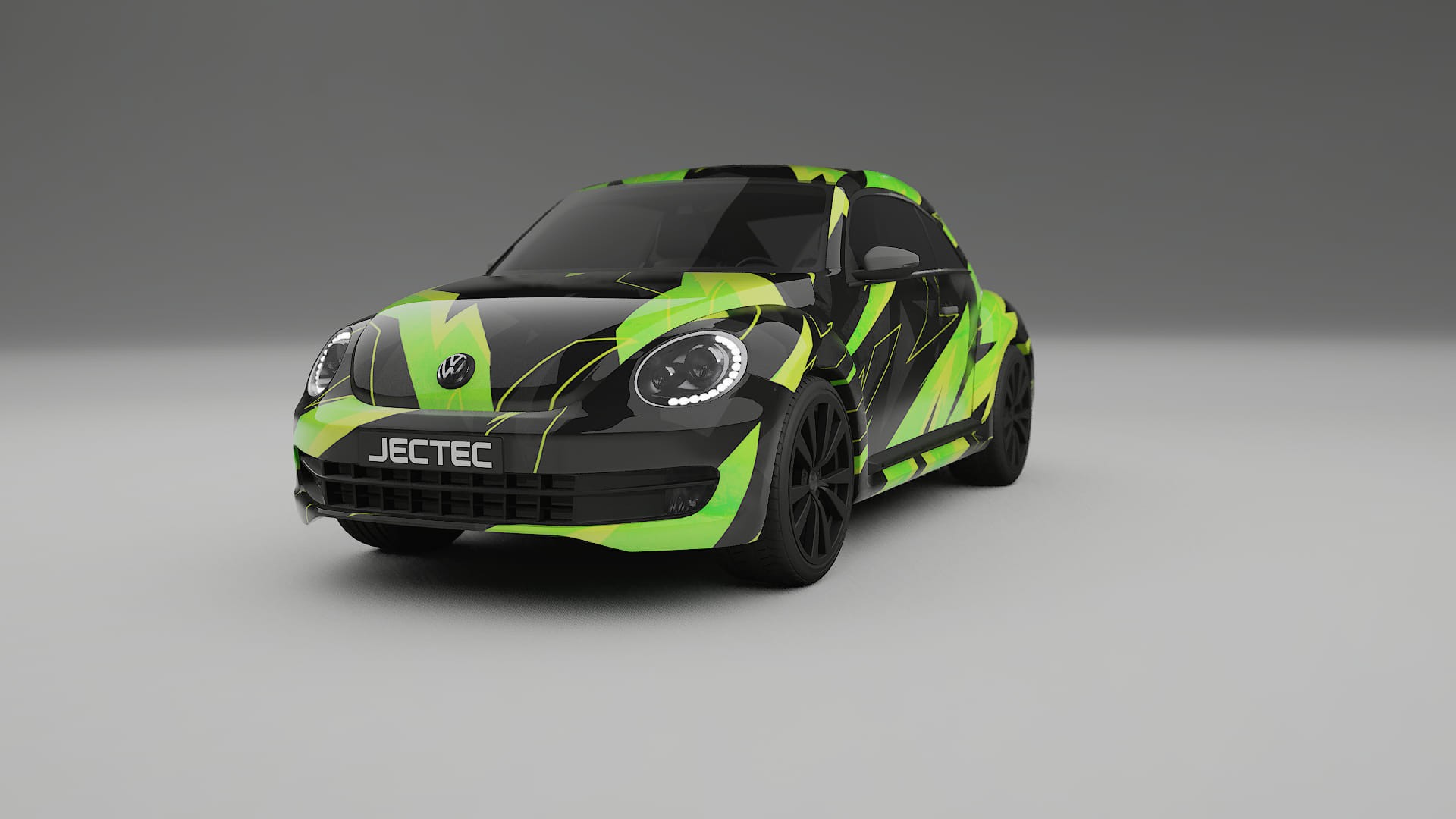 VW Beetle A5 prefacelift pre-LCI NINJA TURTLES – Ontworpen Wrap PPF Kit van Printbaar Polyurethaanfolie