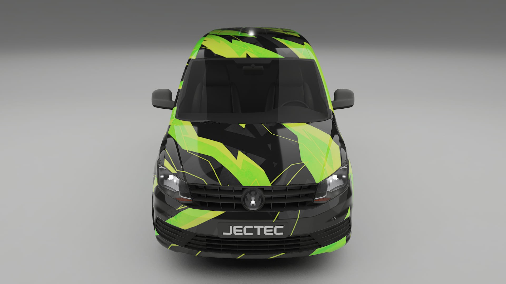 VW Caddy Maxi SB NINJA TURTLES – Ontworpen Wrap PPF Kit van Printbaar Polyurethaanfolie