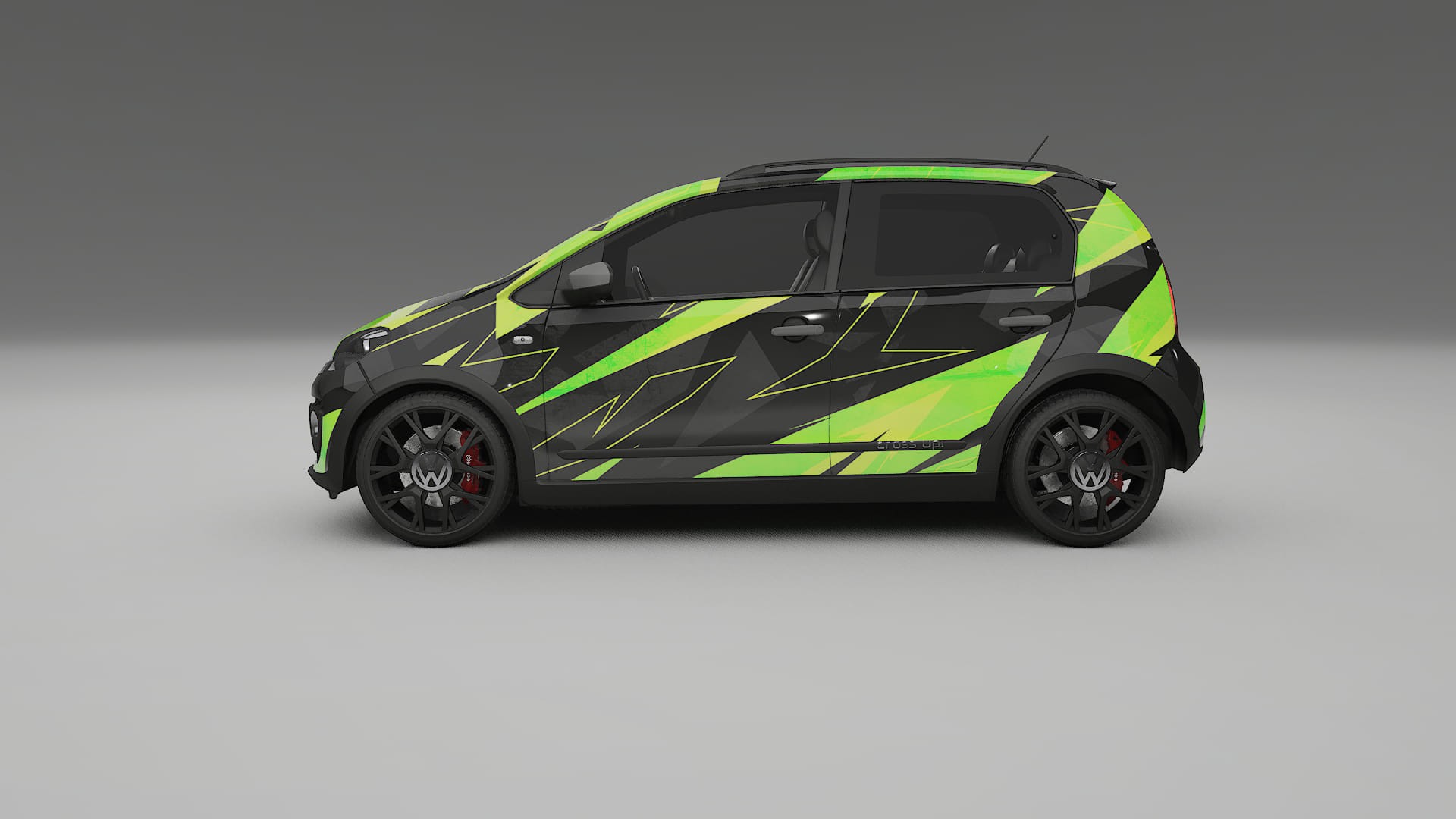 VW Cross Up NINJA TURTLES – Ontworpen Wrap PPF Kit van Printbaar Polyurethaanfolie
