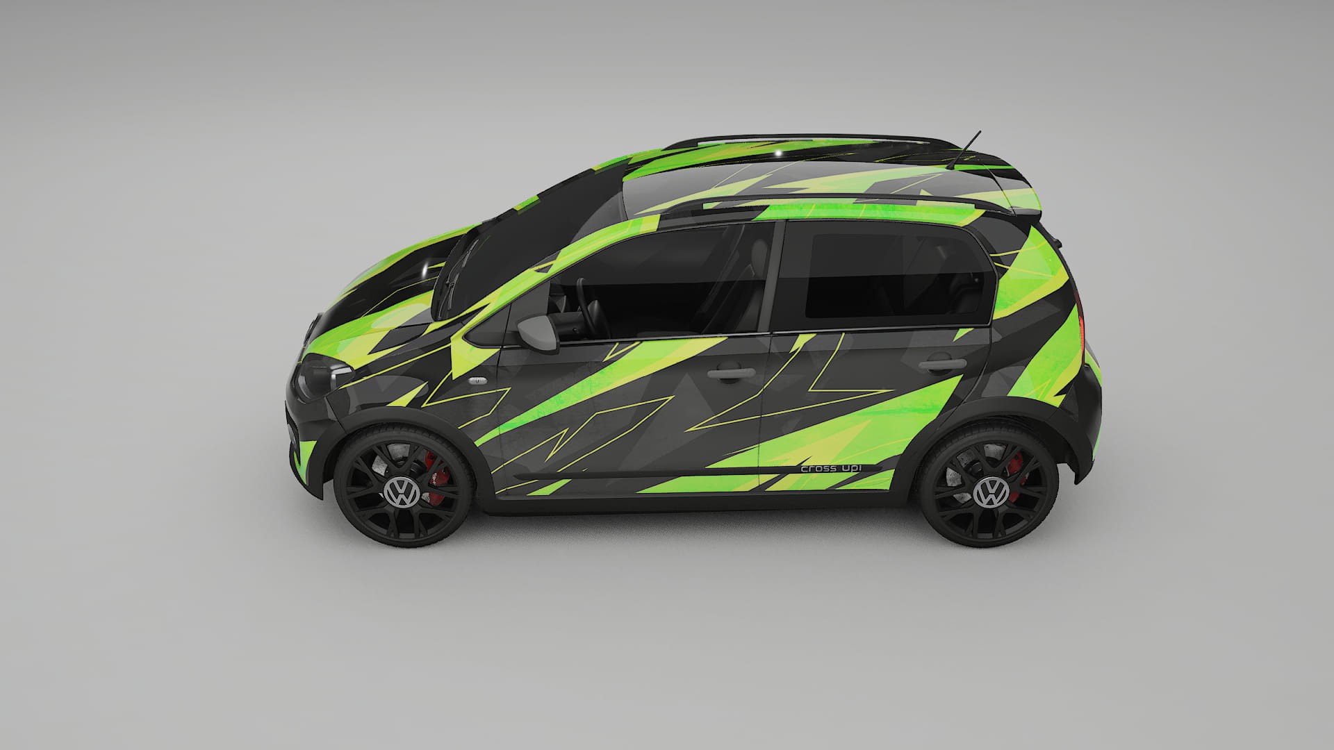 VW Cross Up NINJA TURTLES – Ontworpen Wrap PPF Kit van Printbaar Polyurethaanfolie