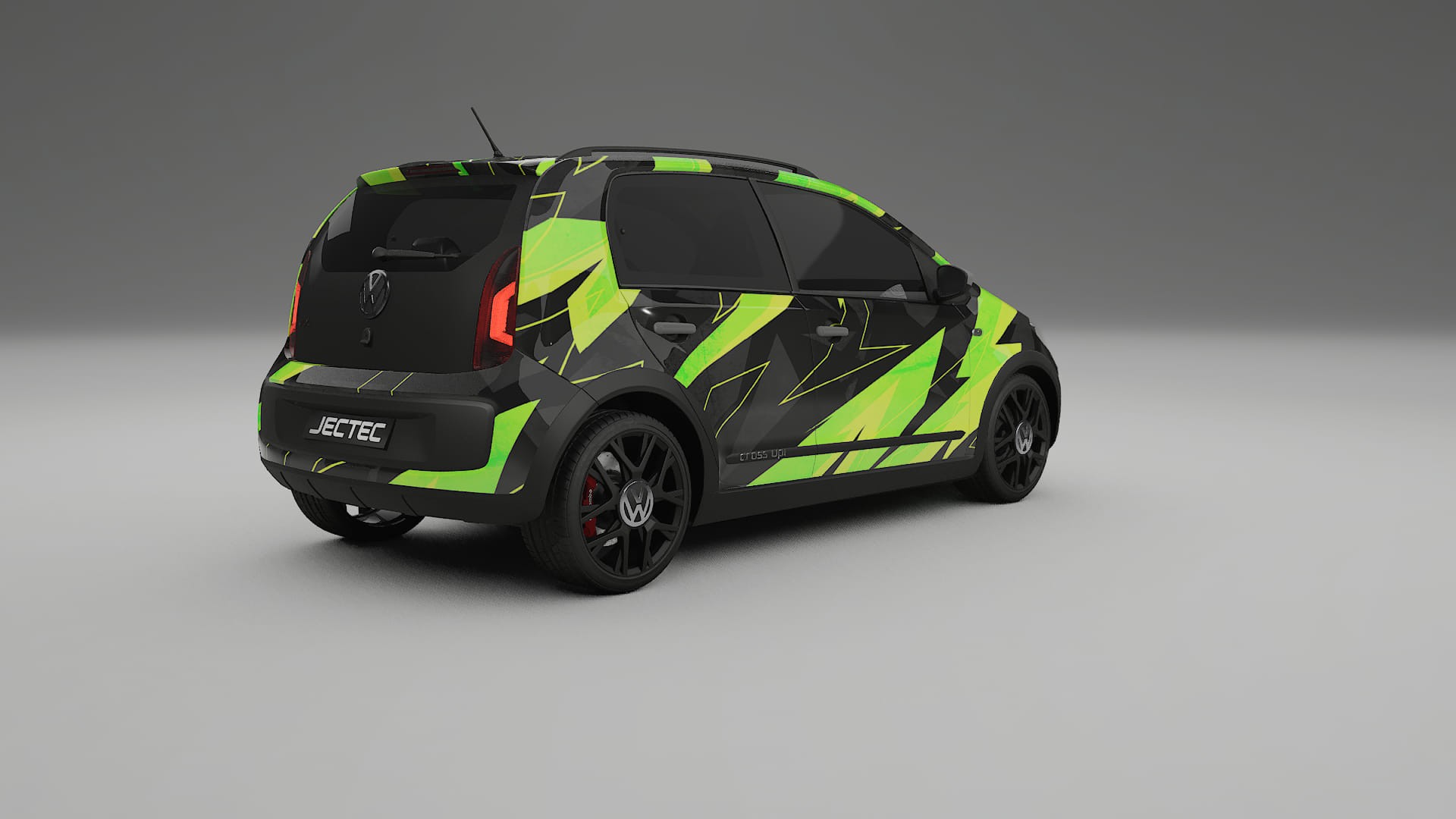 VW Cross Up NINJA TURTLES – Ontworpen Wrap PPF Kit van Printbaar Polyurethaanfolie
