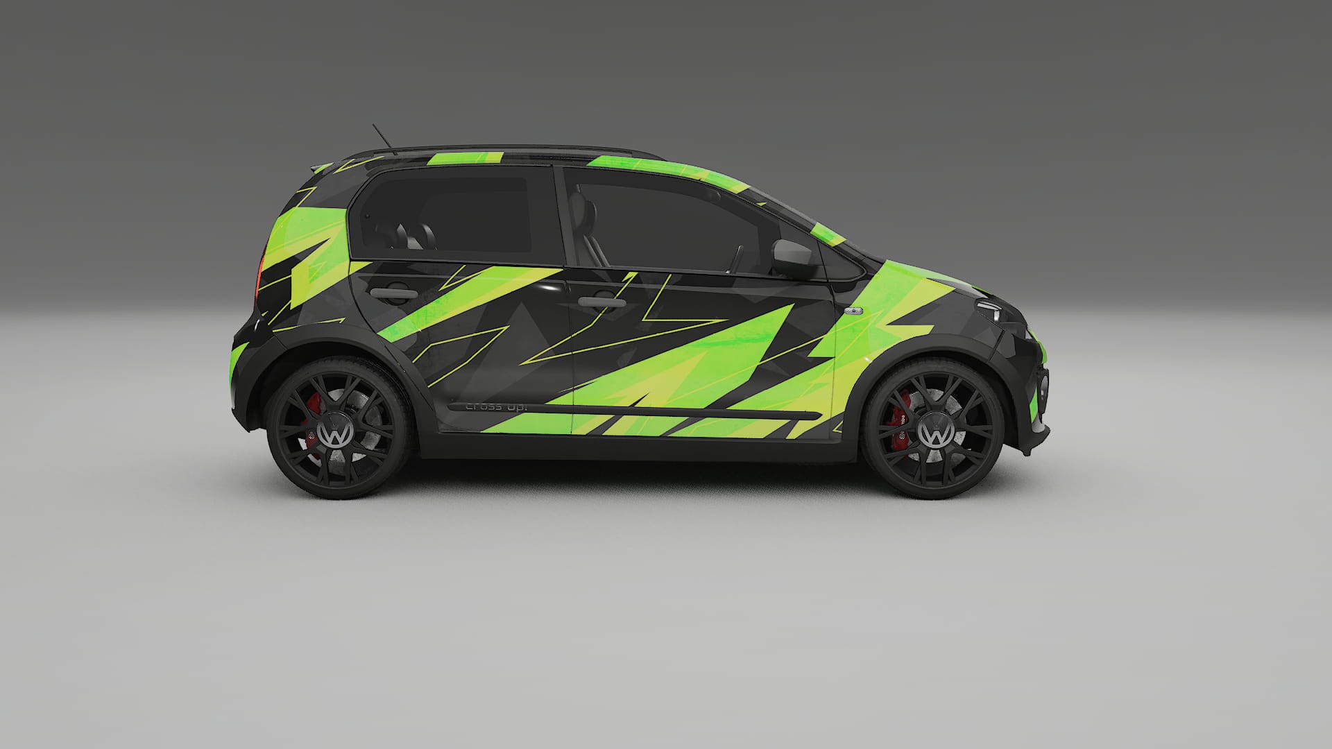 VW Cross Up NINJA TURTLES – Ontworpen Wrap PPF Kit van Printbaar Polyurethaanfolie