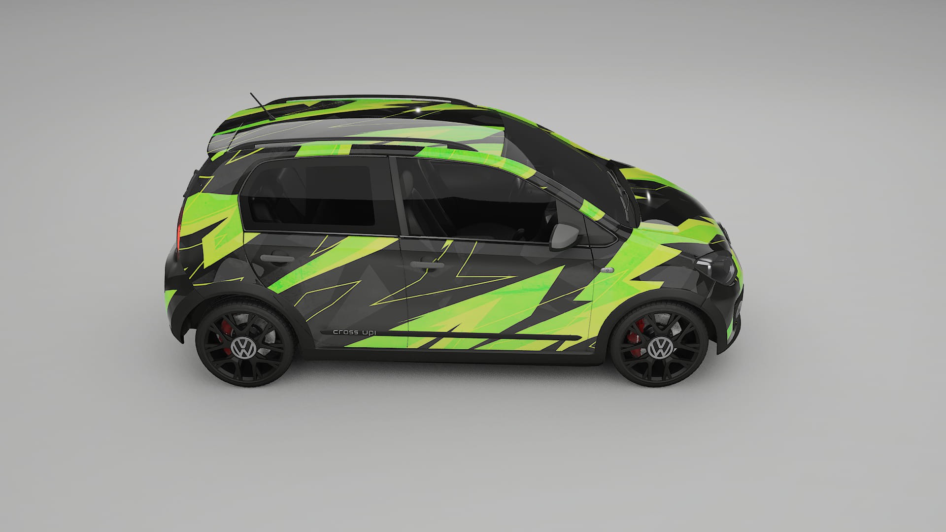 VW Cross Up NINJA TURTLES – Ontworpen Wrap PPF Kit van Printbaar Polyurethaanfolie