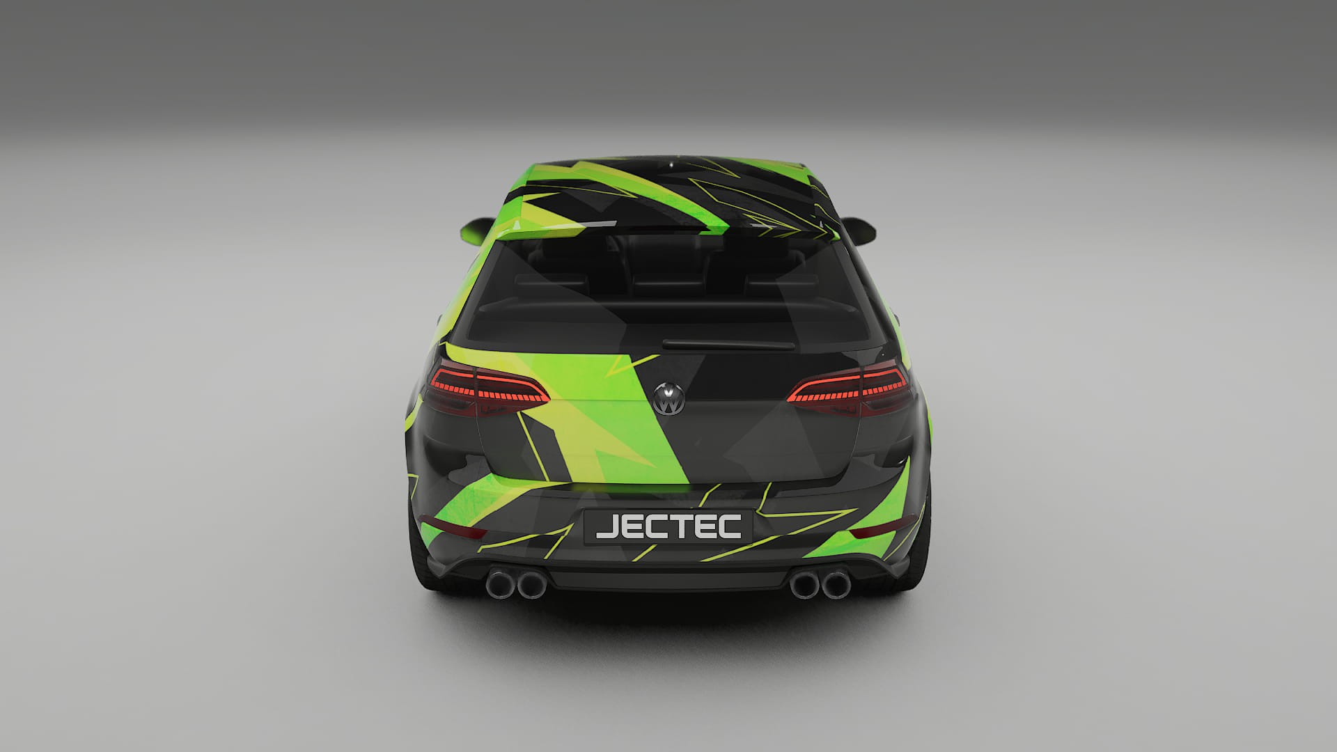 VW Golf Mk7 NINJA TURTLES – Ontworpen Wrap PPF Kit van Printbaar Polyurethaanfolie