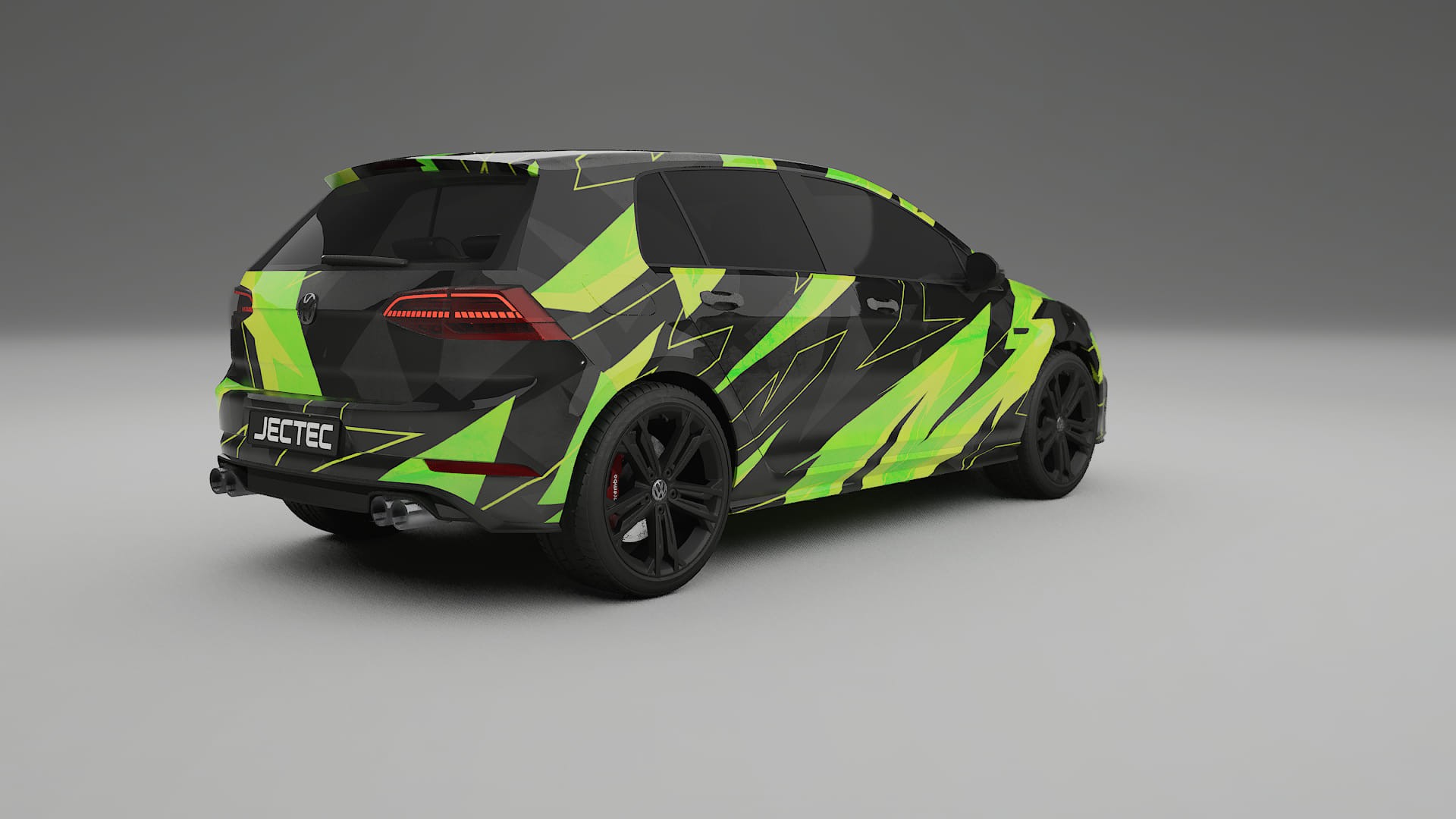 VW Golf Mk7 NINJA TURTLES – Ontworpen Wrap PPF Kit van Printbaar Polyurethaanfolie