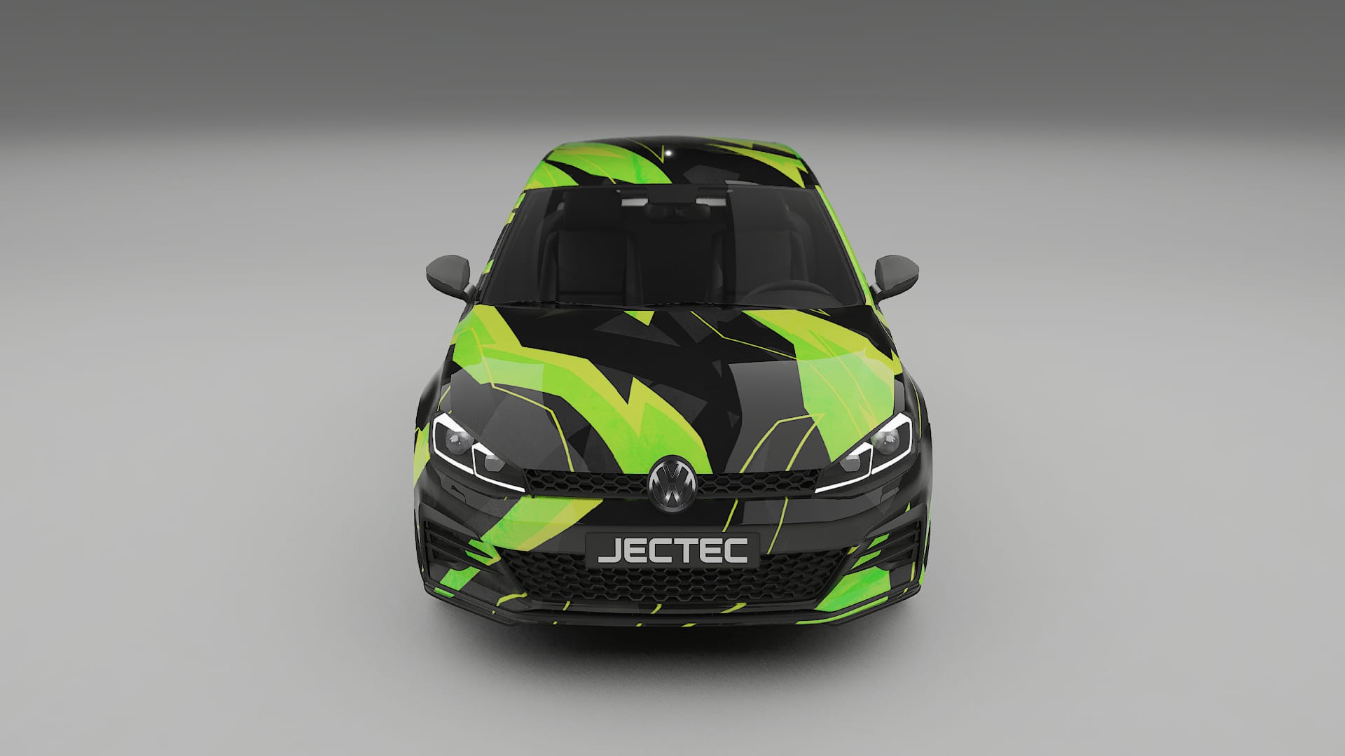 VW Golf Mk7 NINJA TURTLES – Ontworpen Wrap PPF Kit van Printbaar Polyurethaanfolie