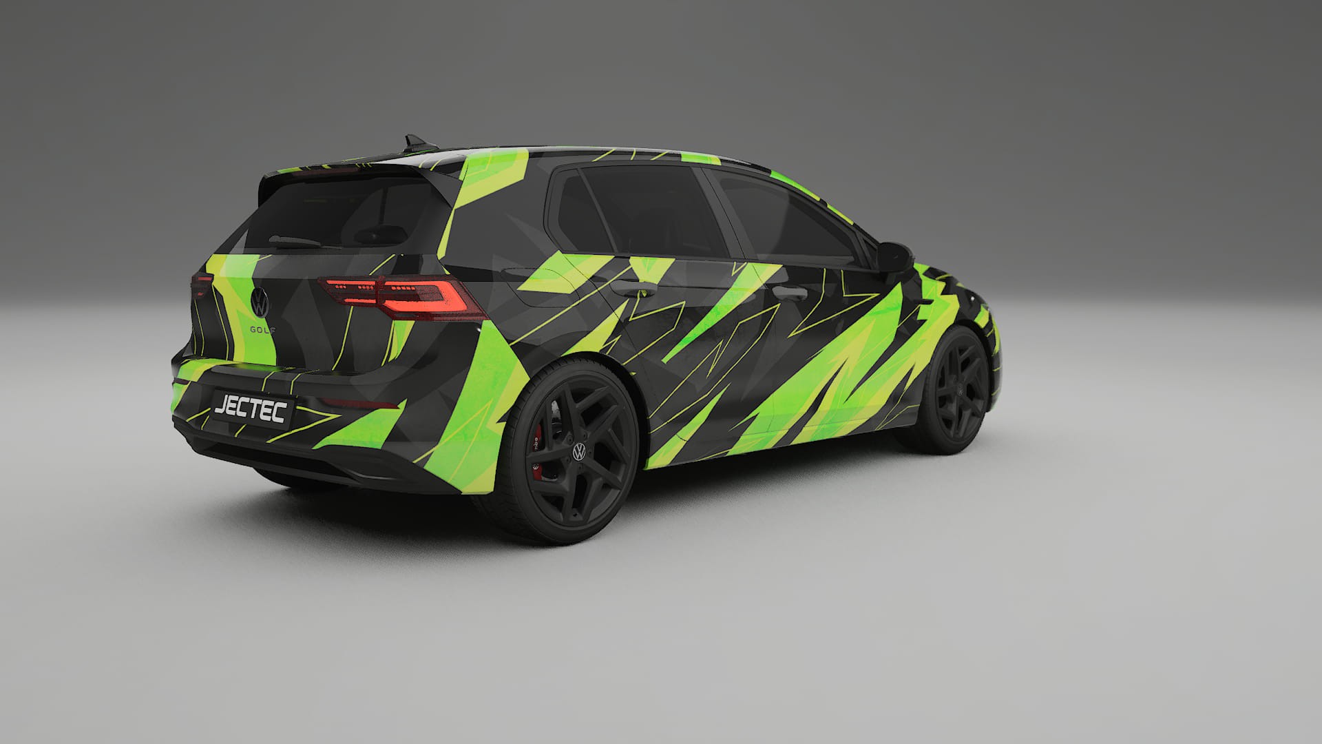 VW Golf Mk8 NINJA TURTLES – Ontworpen Wrap PPF Kit van Printbaar Polyurethaanfolie