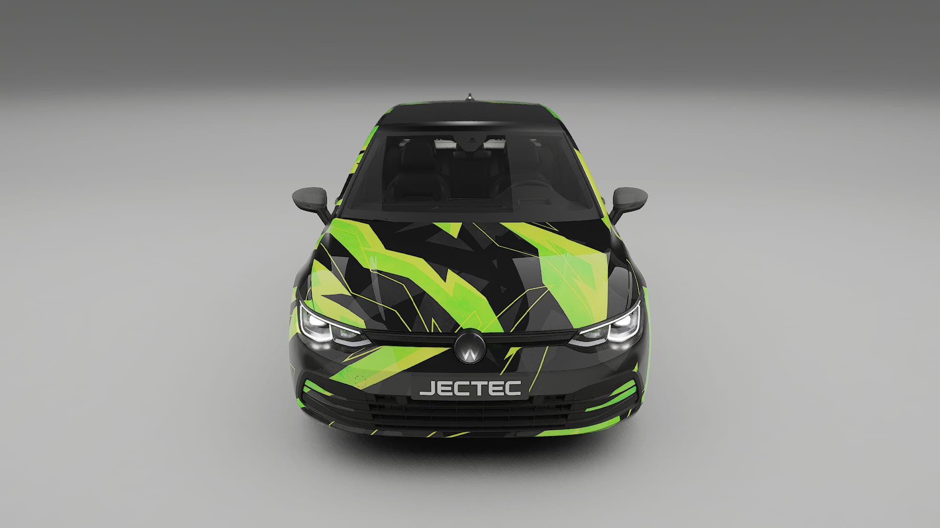VW Golf Mk8 NINJA TURTLES – Ontworpen Wrap PPF Kit van Printbaar Polyurethaanfolie