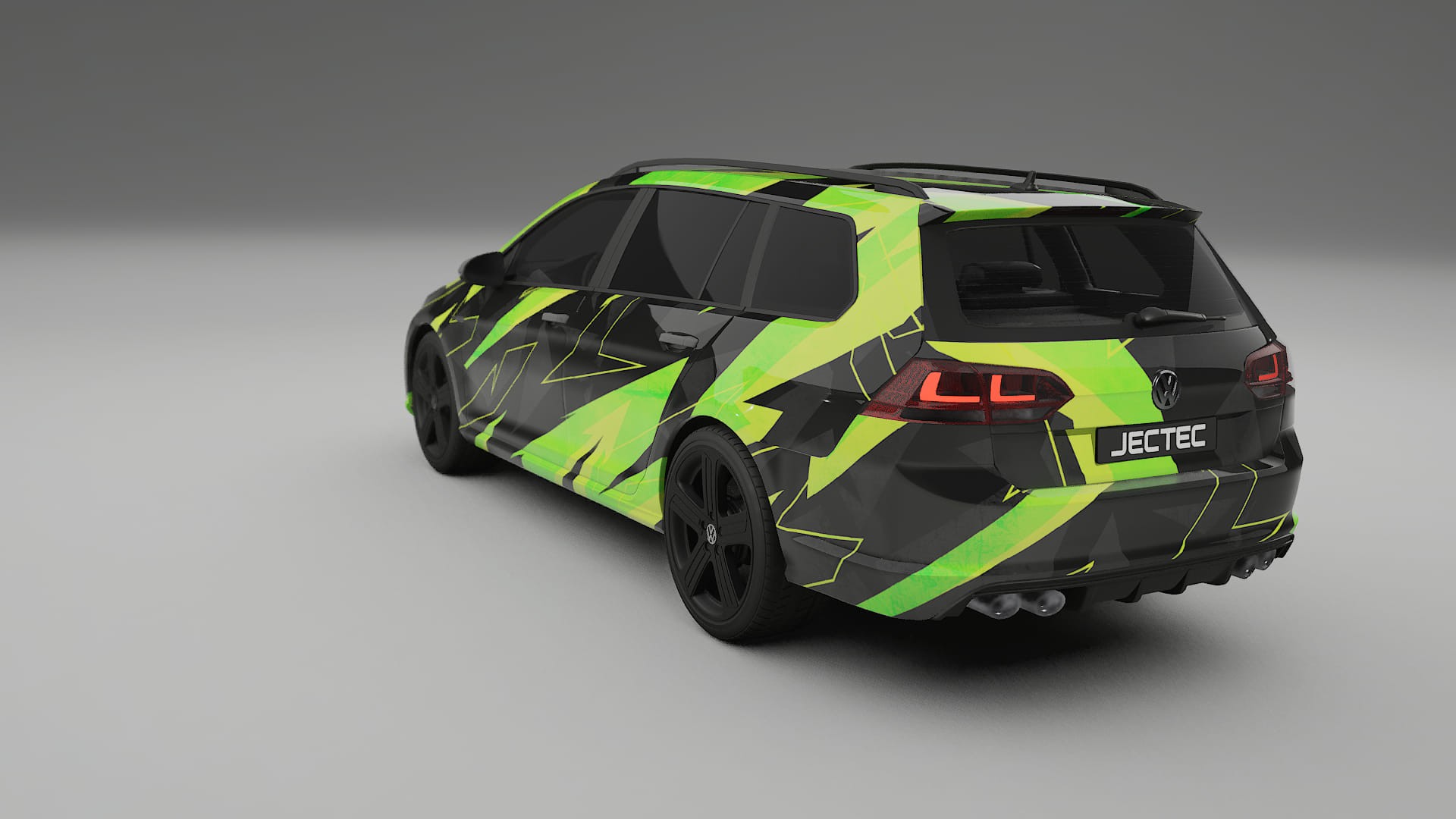 VW Golf Variant Mk7 NINJA TURTLES – Ontworpen Wrap PPF Kit van Printbaar Polyurethaanfolie