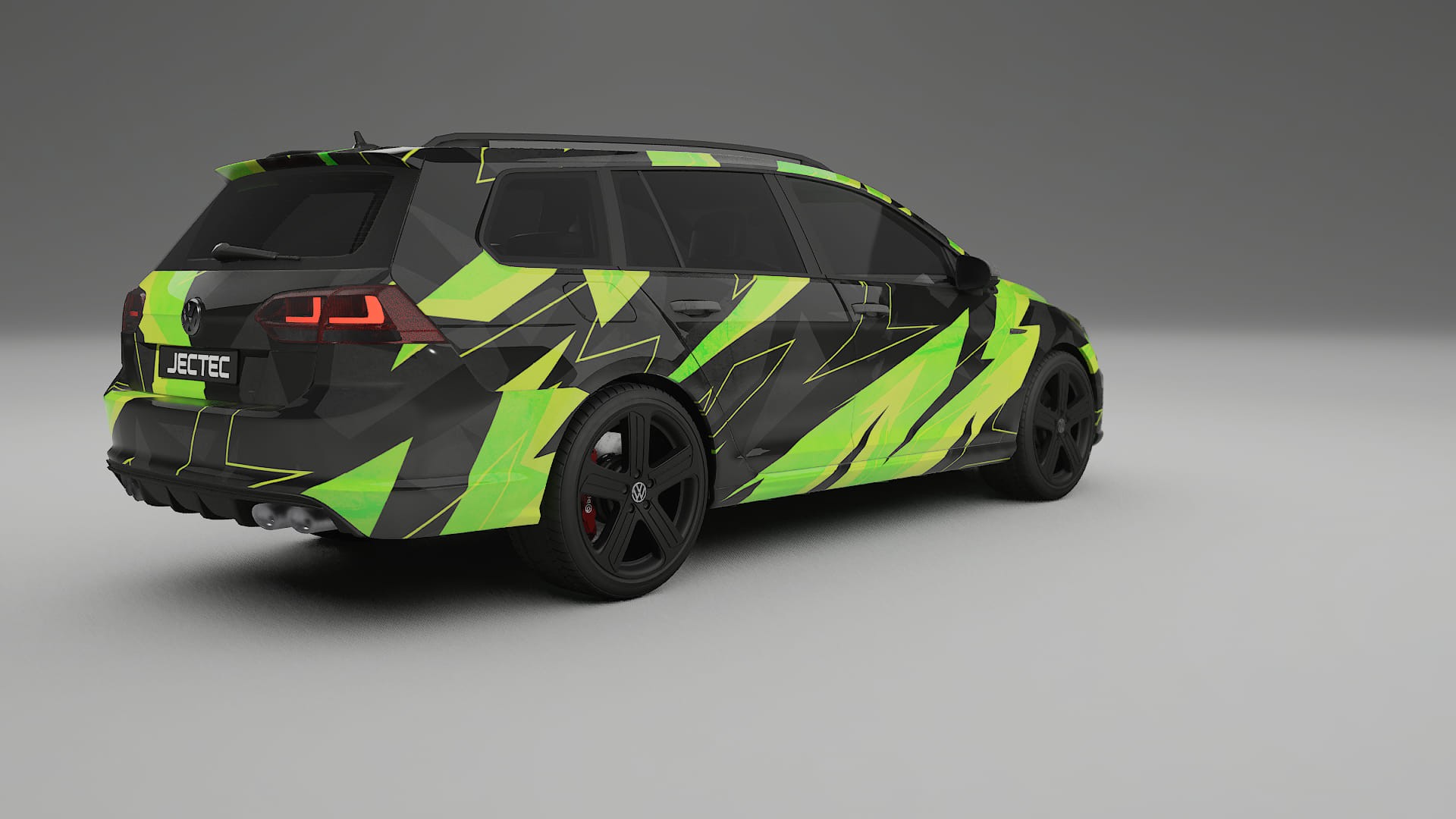 VW Golf Variant Mk7 NINJA TURTLES – Ontworpen Wrap PPF Kit van Printbaar Polyurethaanfolie