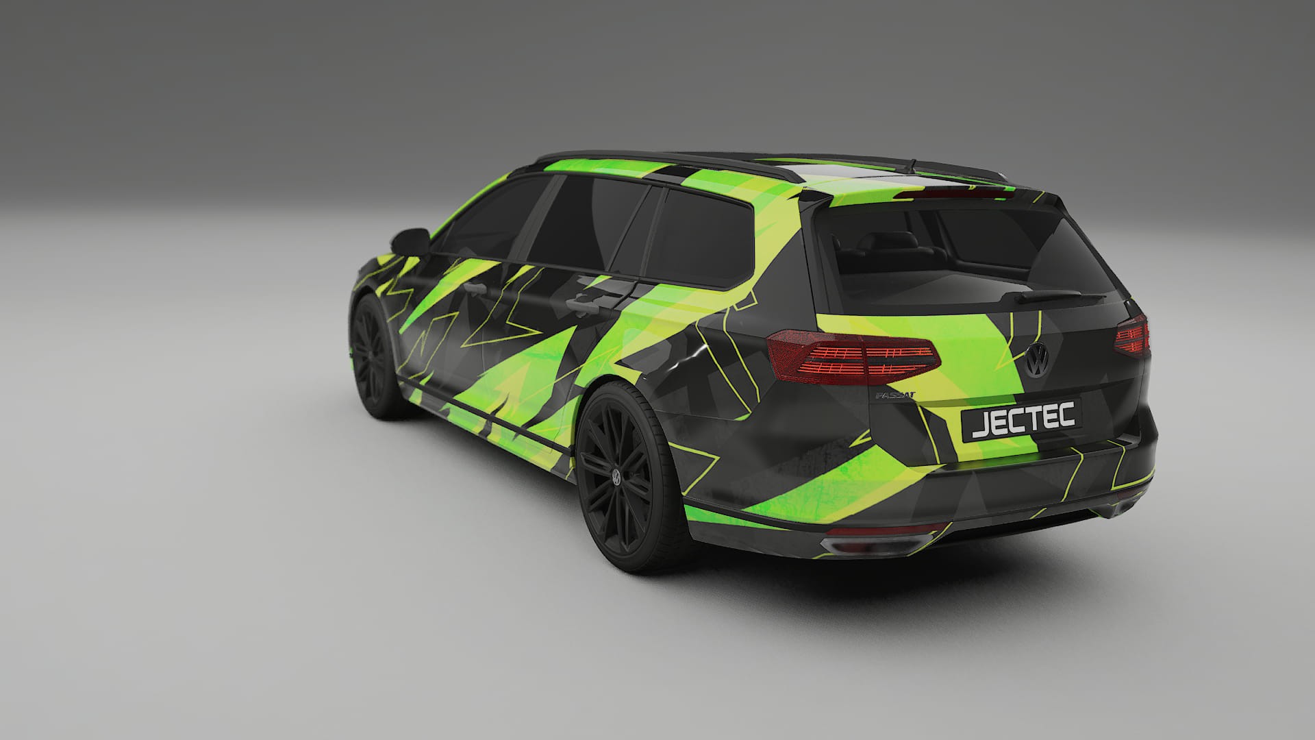 VW Passat VariantR B8 NINJA TURTLES – Ontworpen Wrap PPF Kit van Printbaar Polyurethaanfolie