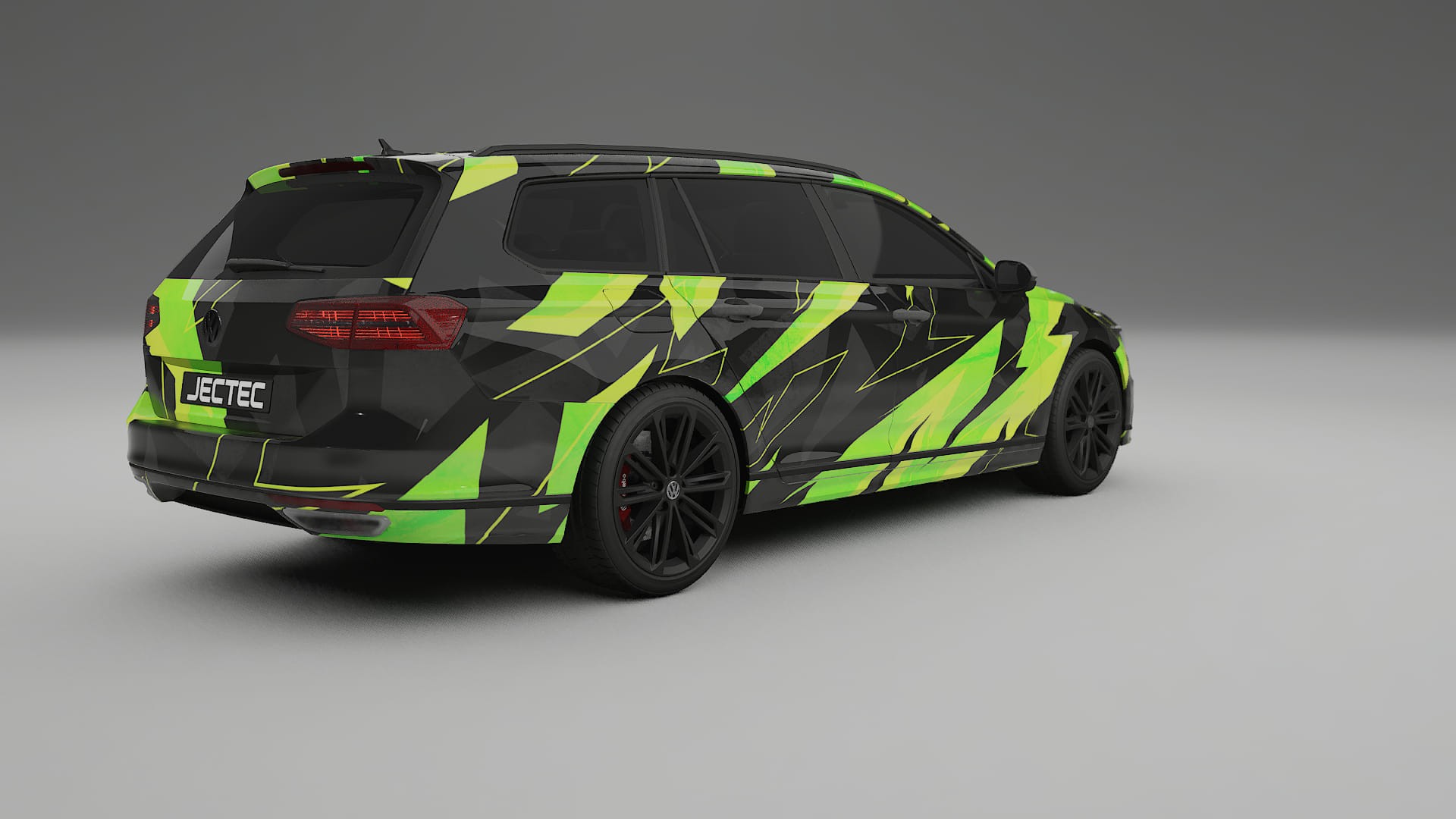 VW Passat VariantR B8 NINJA TURTLES – Ontworpen Wrap PPF Kit van Printbaar Polyurethaanfolie