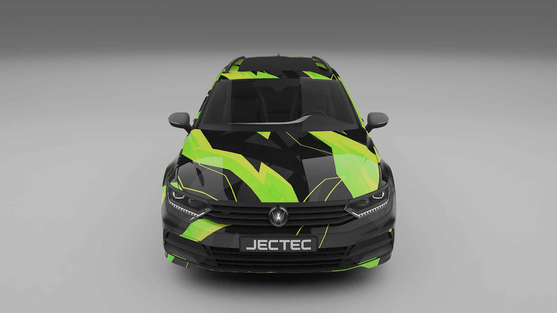 VW Passat VariantR B8 NINJA TURTLES – Ontworpen Wrap PPF Kit van Printbaar Polyurethaanfolie