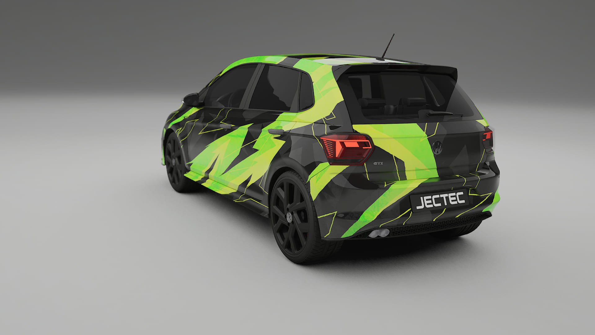 VW Polo GTI VI NINJA TURTLES – Ontworpen Wrap PPF Kit van Printbaar Polyurethaanfolie