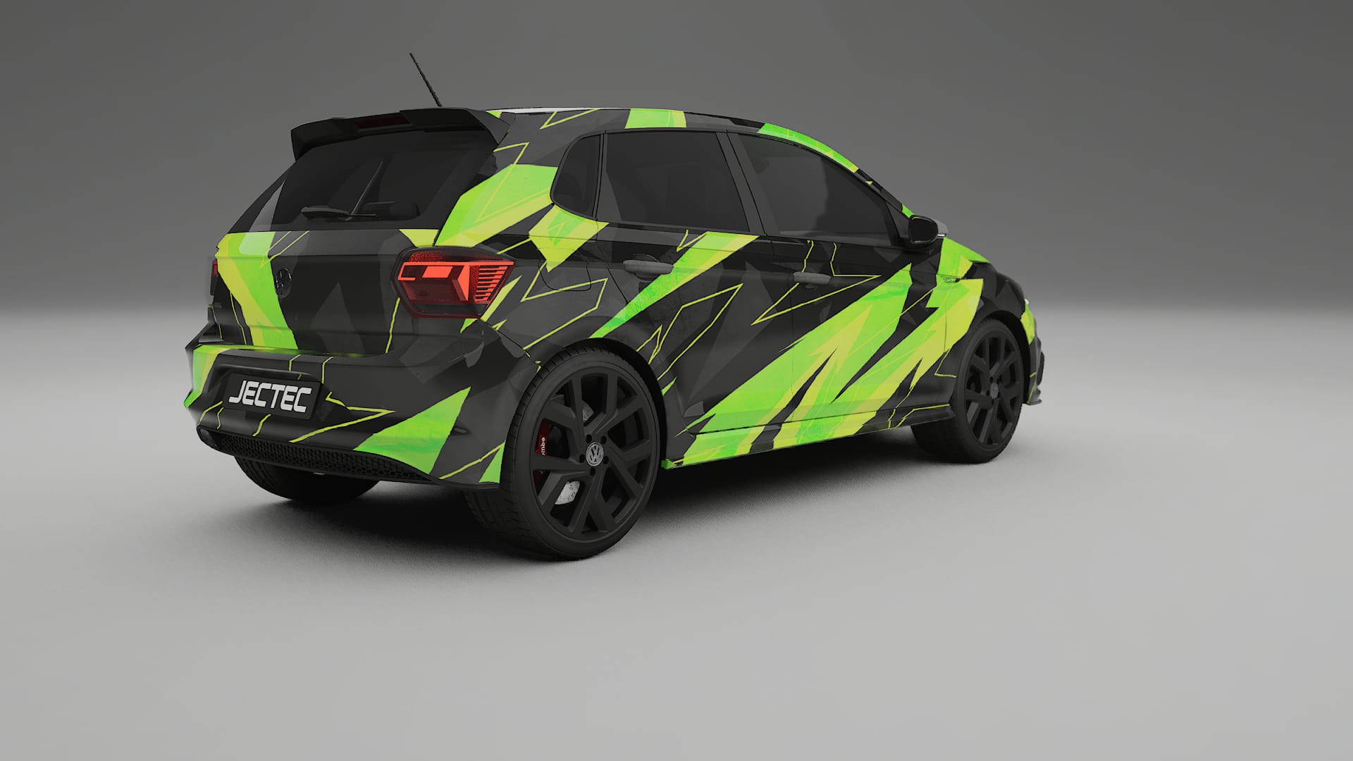 VW Polo GTI VI NINJA TURTLES – Ontworpen Wrap PPF Kit van Printbaar Polyurethaanfolie