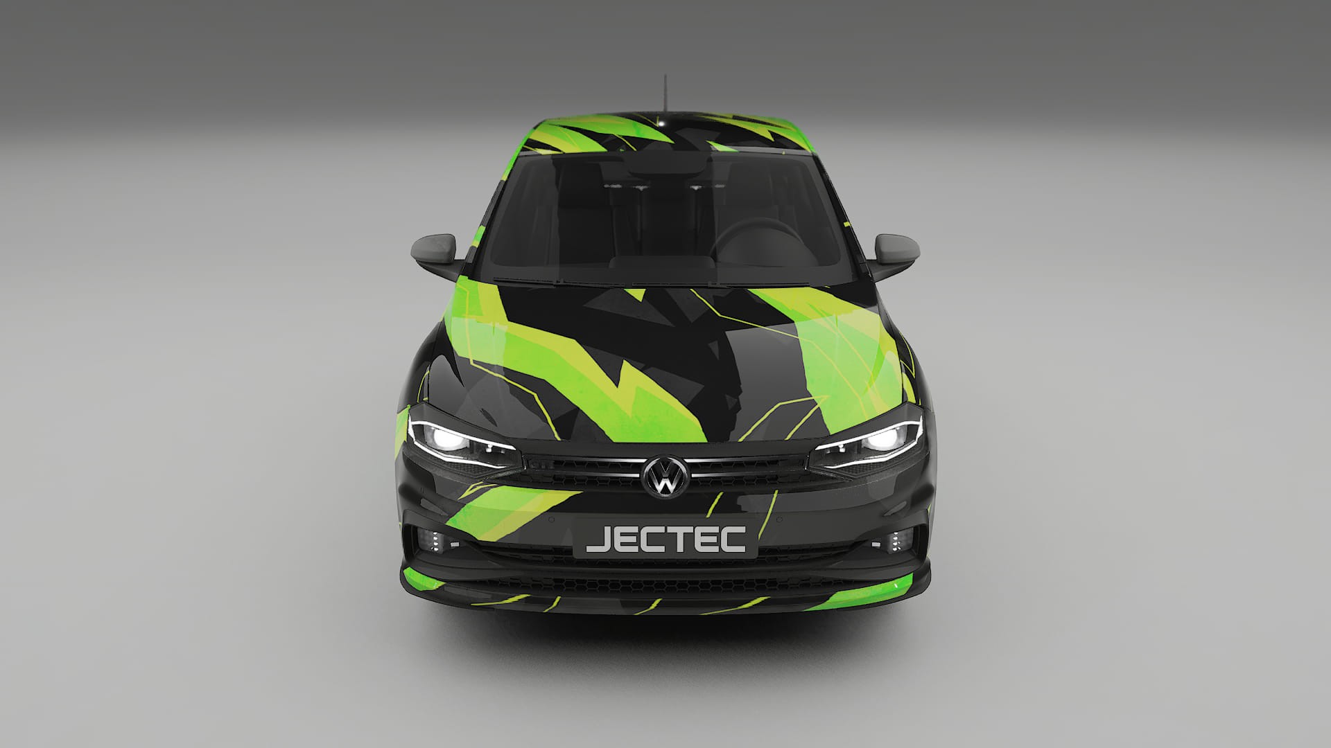 VW Polo GTI VI NINJA TURTLES – Ontworpen Wrap PPF Kit van Printbaar Polyurethaanfolie