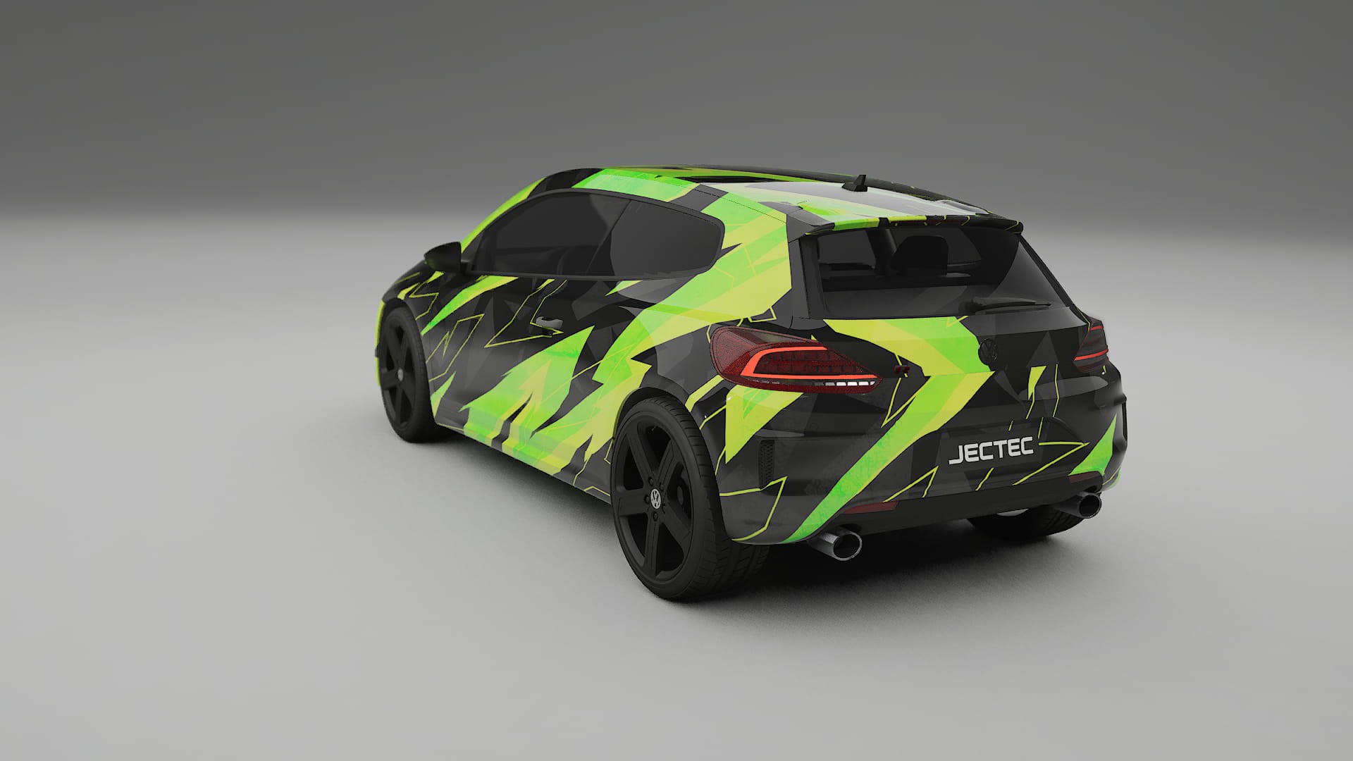 VW Scirocco R III NINJA TURTLES – Ontworpen Wrap PPF Kit van Printbaar Polyurethaanfolie