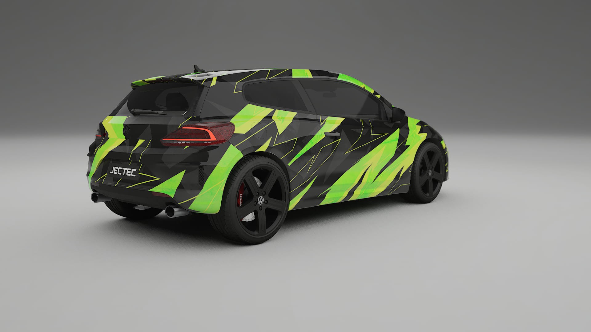 VW Scirocco R III NINJA TURTLES – Ontworpen Wrap PPF Kit van Printbaar Polyurethaanfolie
