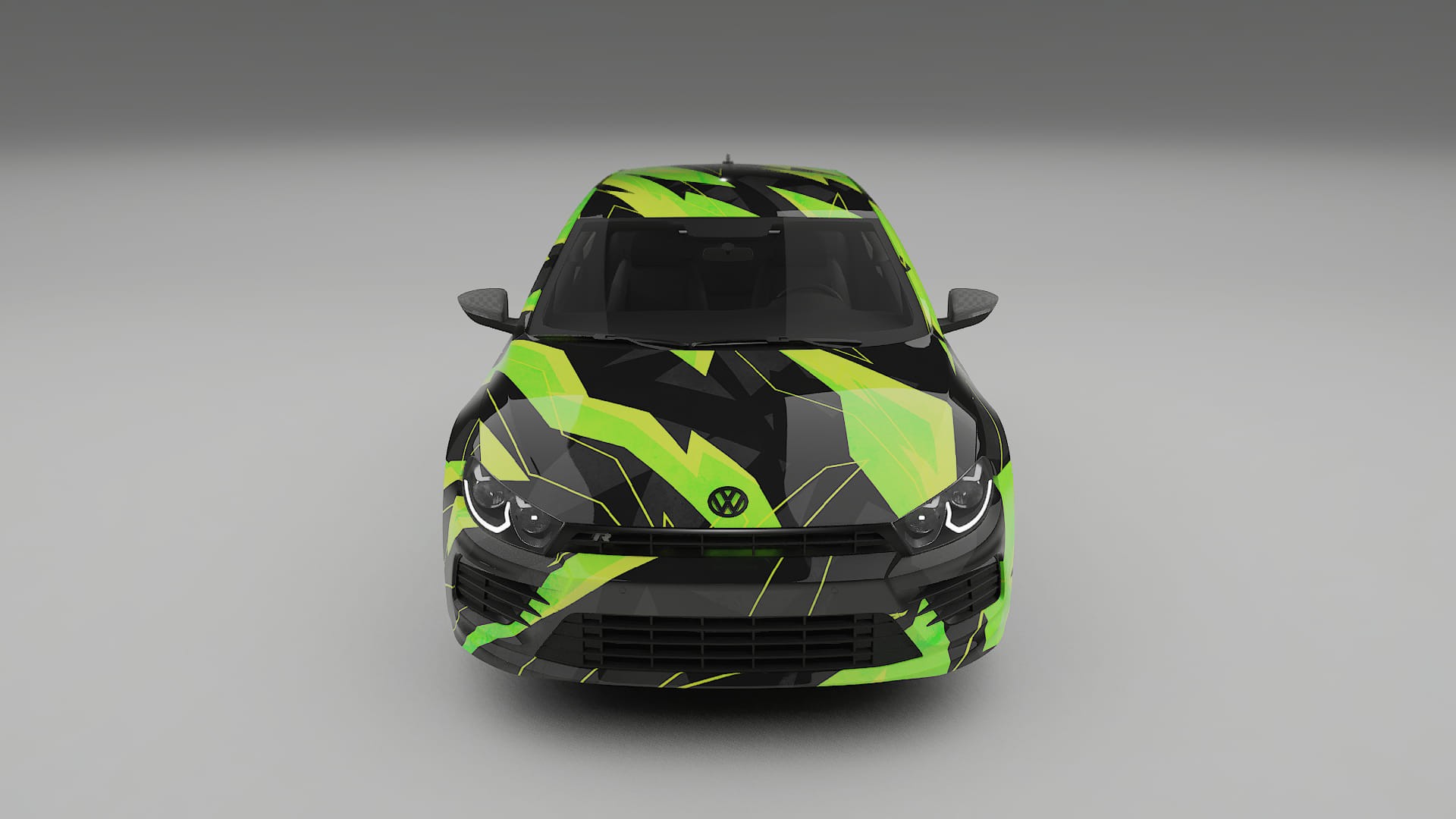 VW Scirocco R III NINJA TURTLES – Ontworpen Wrap PPF Kit van Printbaar Polyurethaanfolie