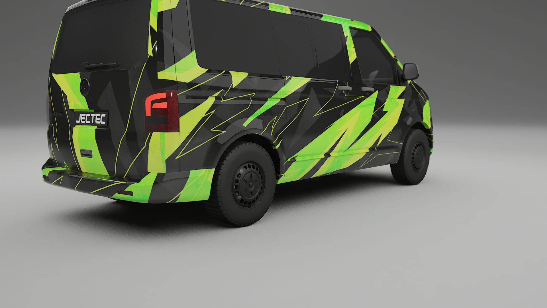 VW Transporter T5 Caravelle NINJA TURTLES – Ontworpen Wrap PPF Kit van Printbaar Polyurethaanfolie