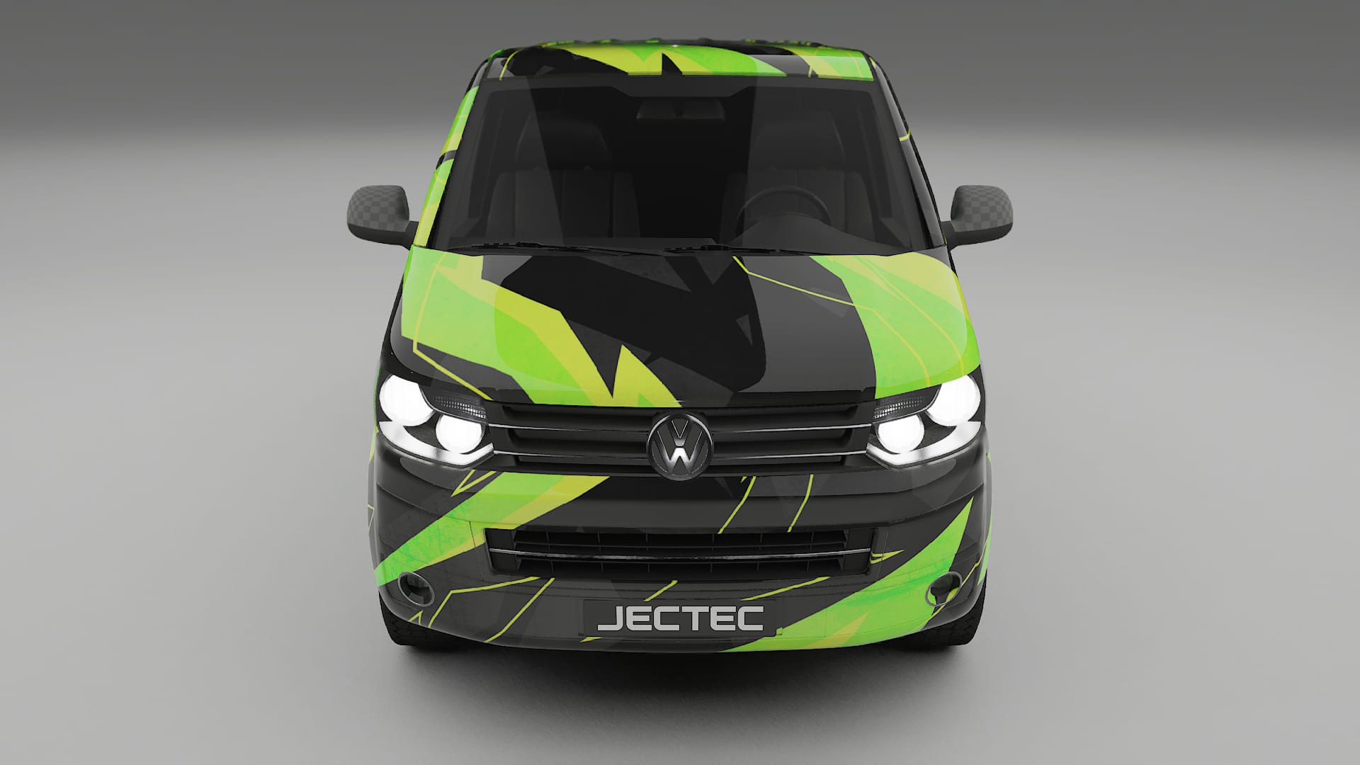 VW Transporter T5 Caravelle NINJA TURTLES – Ontworpen Wrap PPF Kit van Printbaar Polyurethaanfolie