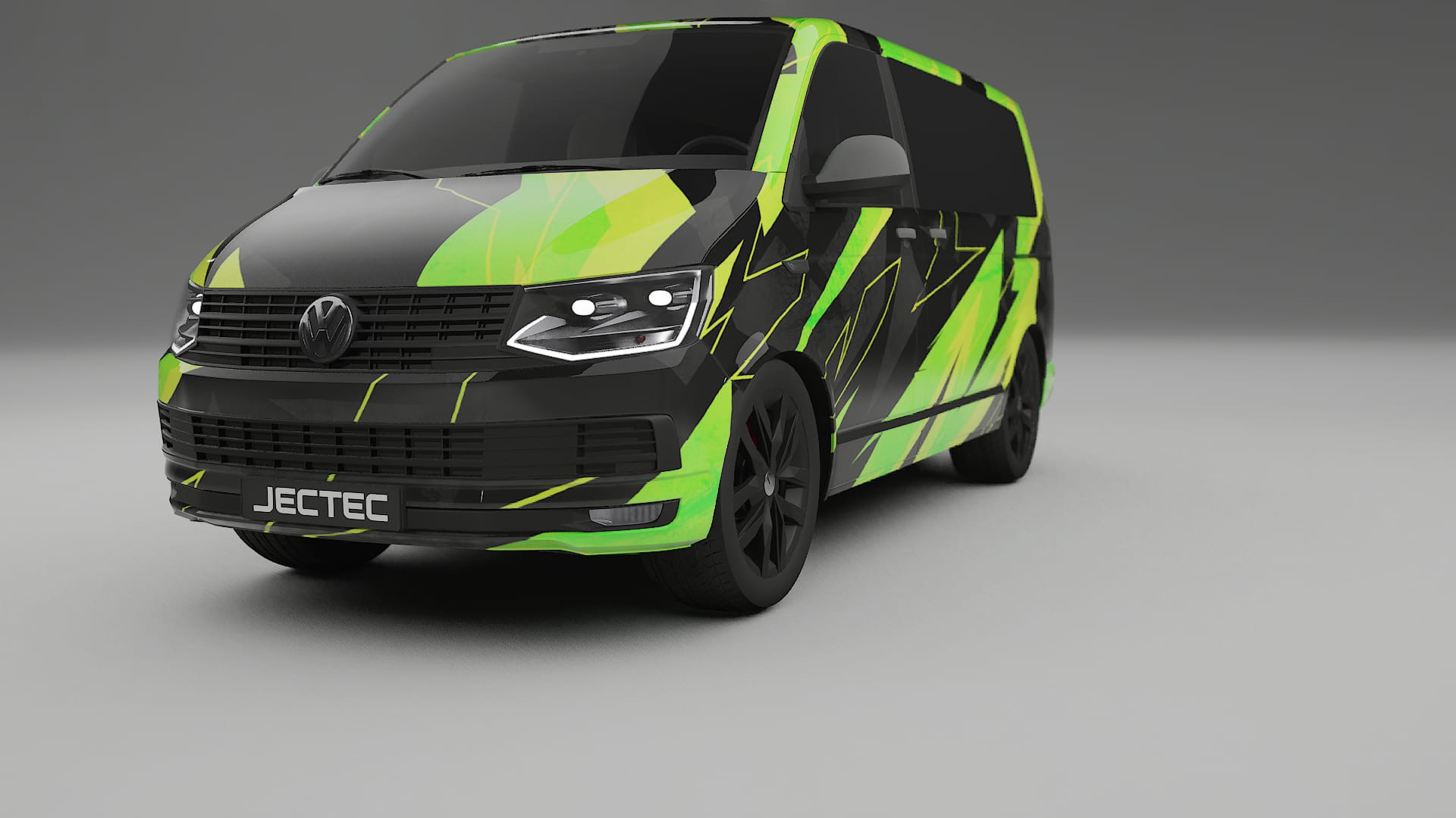VW Transporter T6 Multivan NINJA TURTLES – Ontworpen Wrap PPF Kit van Printbaar Polyurethaanfolie
