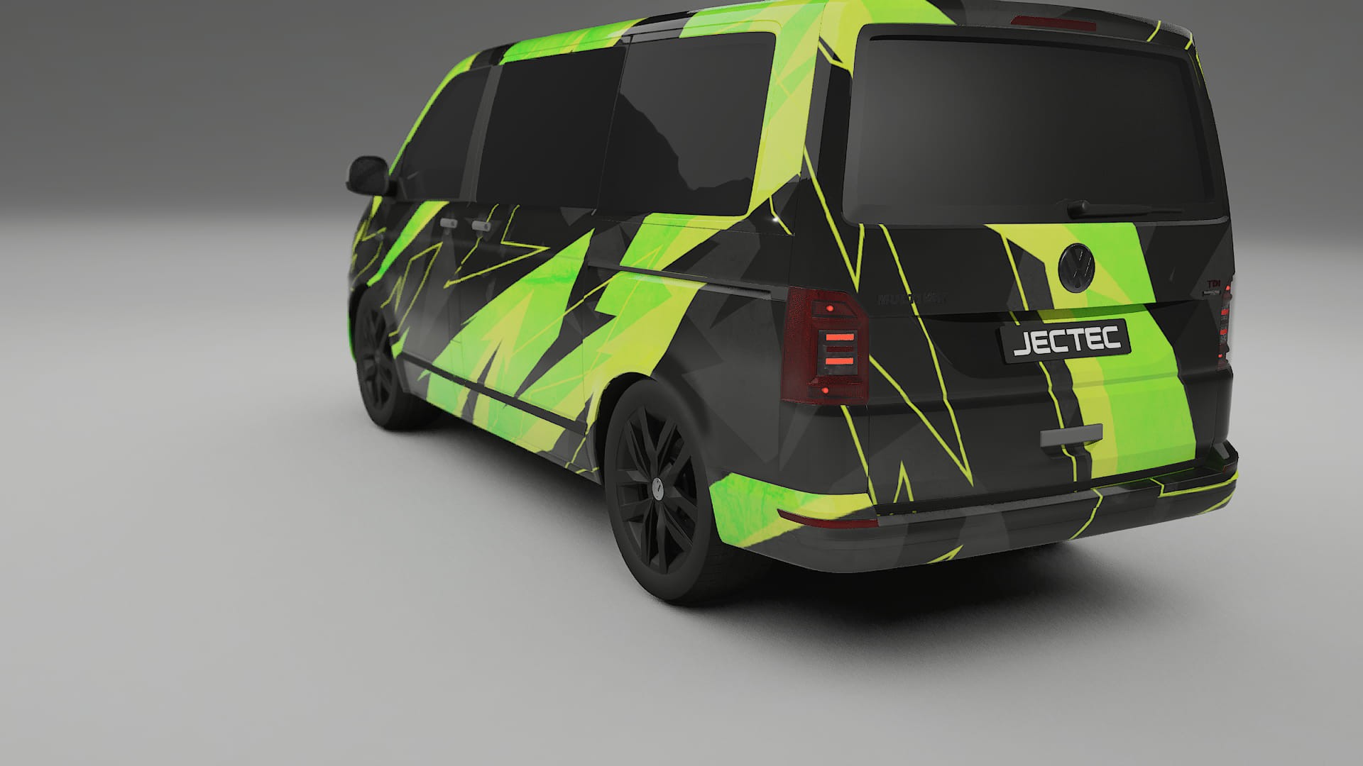 VW Transporter T6 Multivan NINJA TURTLES – Ontworpen Wrap PPF Kit van Printbaar Polyurethaanfolie