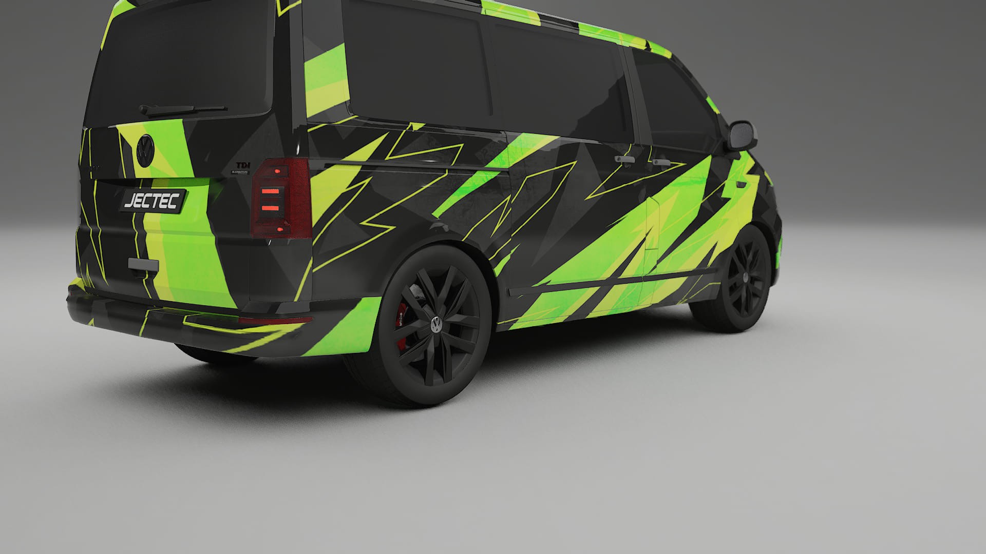 VW Transporter T6 Multivan NINJA TURTLES – Ontworpen Wrap PPF Kit van Printbaar Polyurethaanfolie