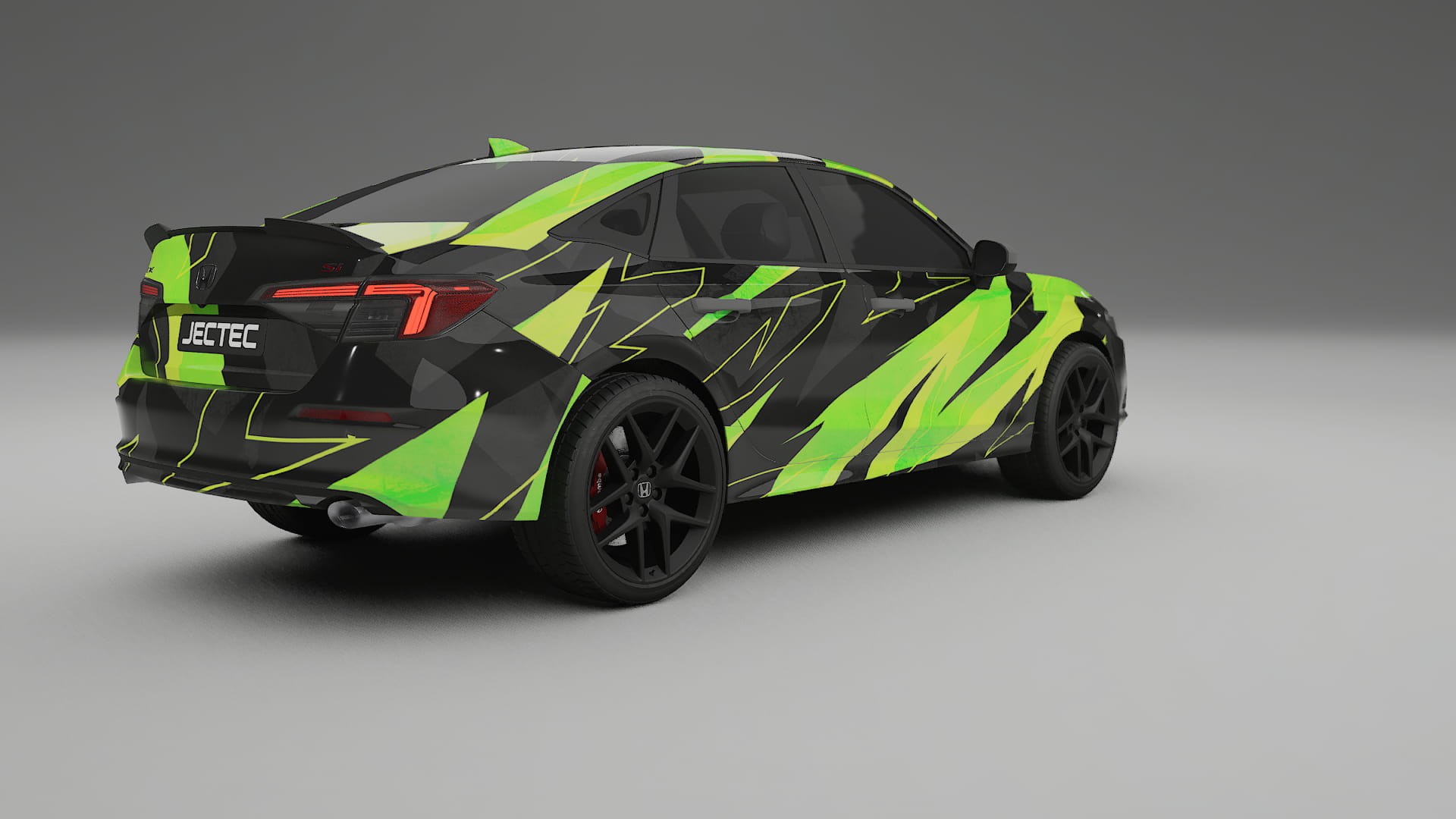 Honda Civic Si NINJA TURTLES – Ontworpen Wrap PPF Kit van Printbaar Polyurethaanfolie