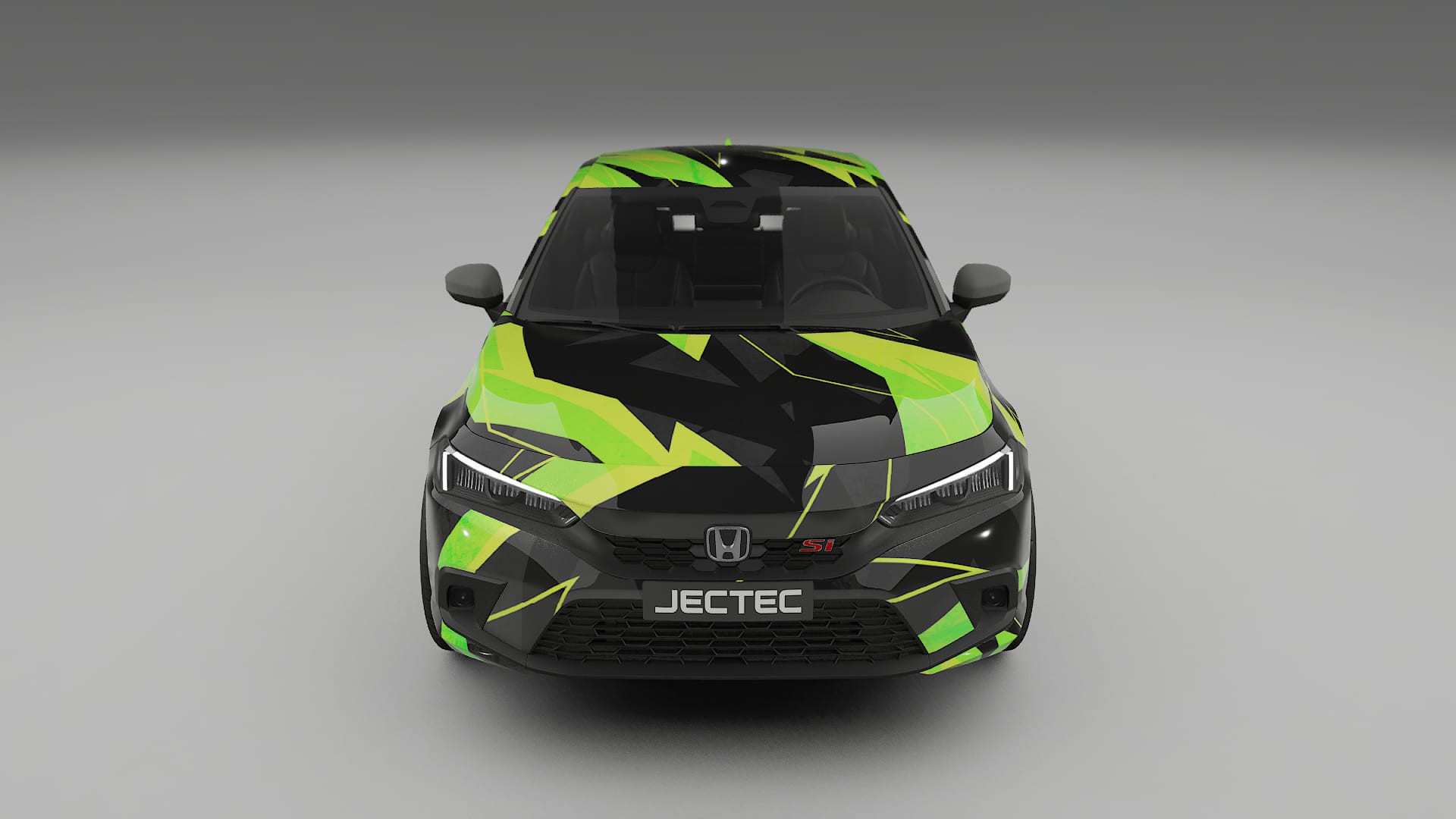 Honda Civic Si NINJA TURTLES – Ontworpen Wrap PPF Kit van Printbaar Polyurethaanfolie