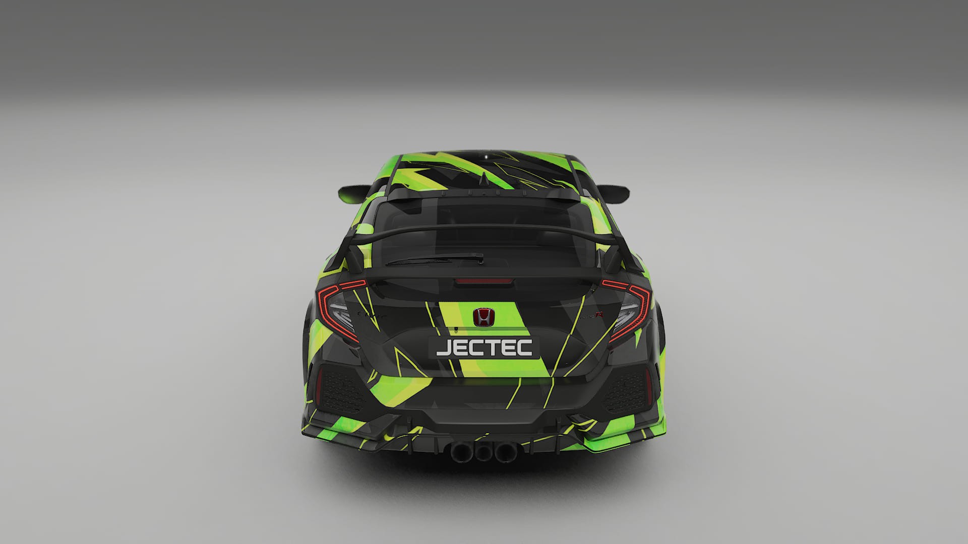 Honda Civic Type-R NINJA TURTLES – Ontworpen Wrap PPF Kit van Printbaar Polyurethaanfolie
