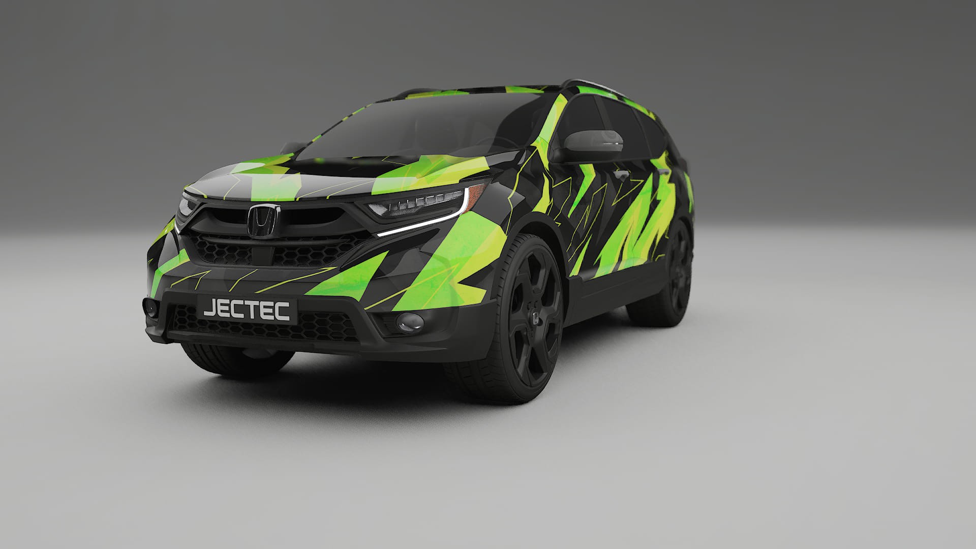 Honda CRV Touring prefacelift pre-LCI NINJA TURTLES – Ontworpen Wrap PPF Kit van Printbaar Polyurethaanfolie