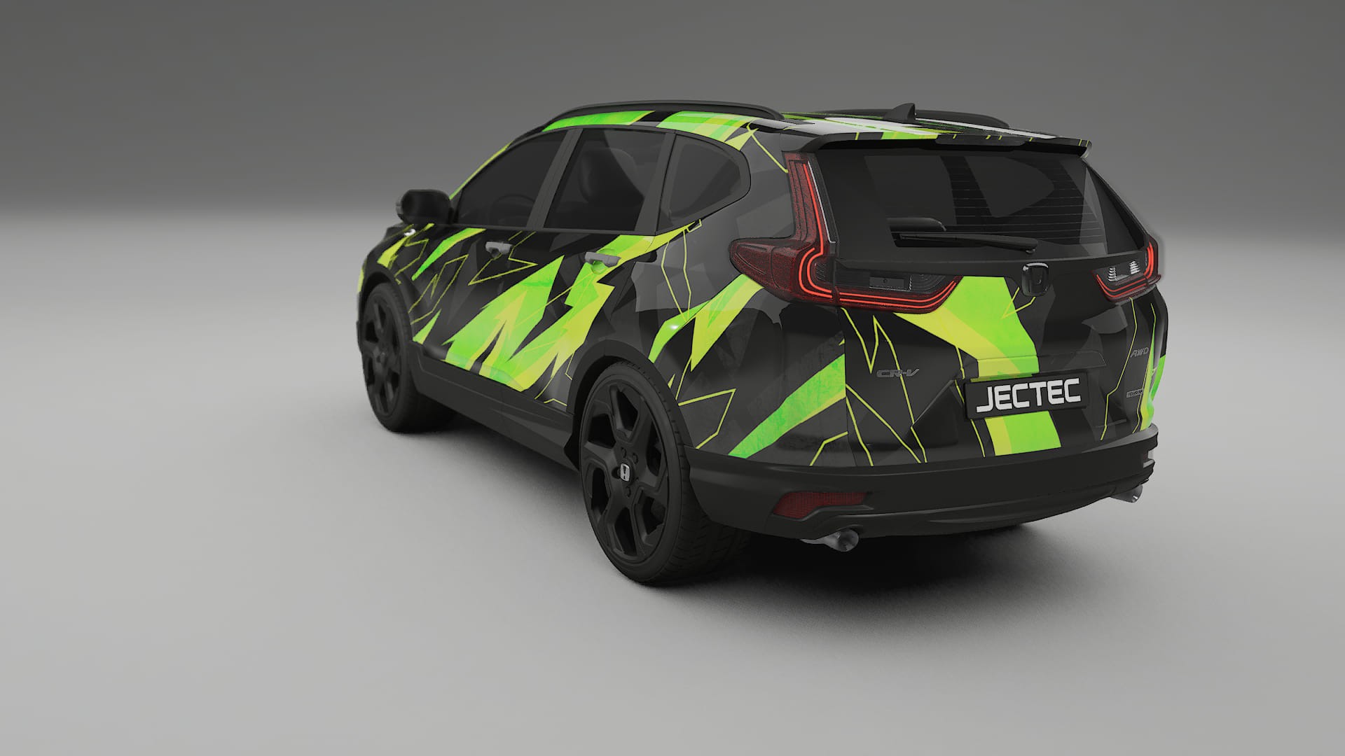 Honda CRV Touring prefacelift pre-LCI NINJA TURTLES – Ontworpen Wrap PPF Kit van Printbaar Polyurethaanfolie