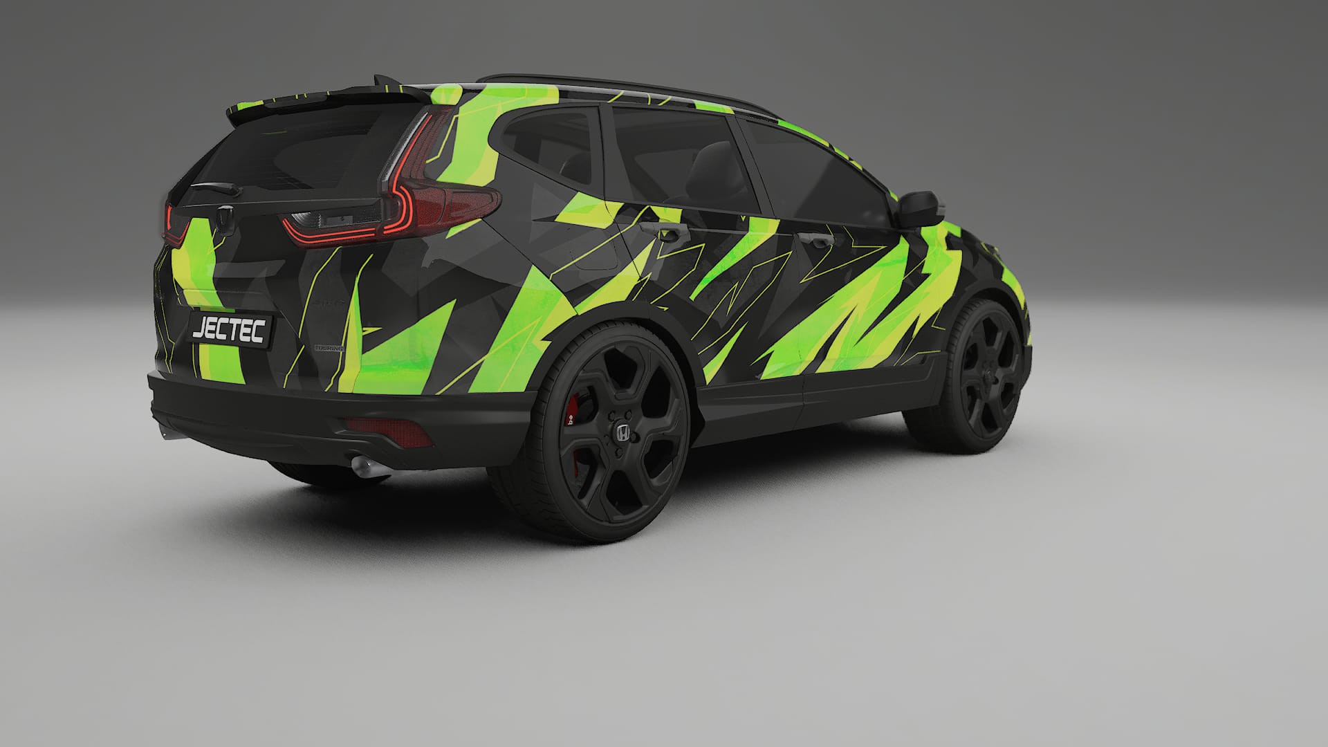 Honda CRV Touring prefacelift pre-LCI NINJA TURTLES – Ontworpen Wrap PPF Kit van Printbaar Polyurethaanfolie