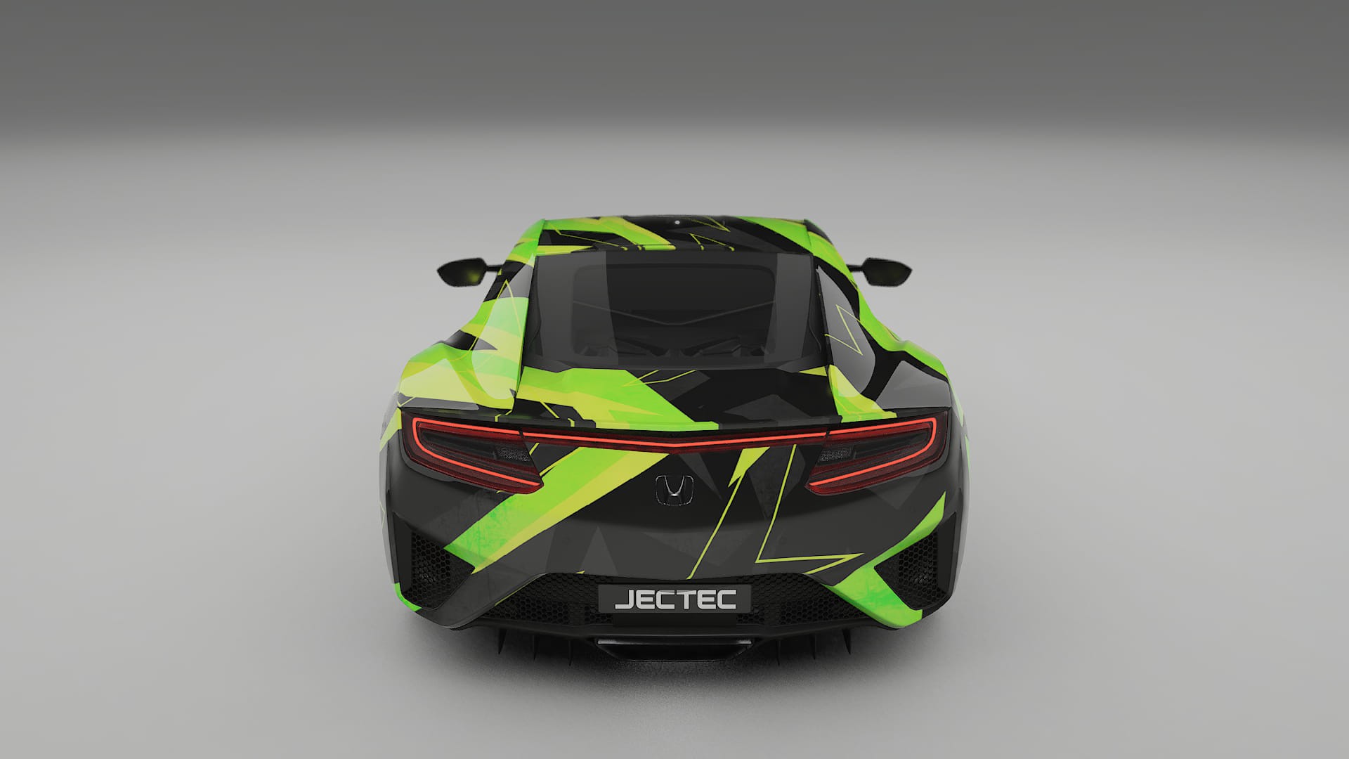 Honda NSX prefacelift pre-LCI NINJA TURTLES – Ontworpen Wrap PPF Kit van Printbaar Polyurethaanfolie
